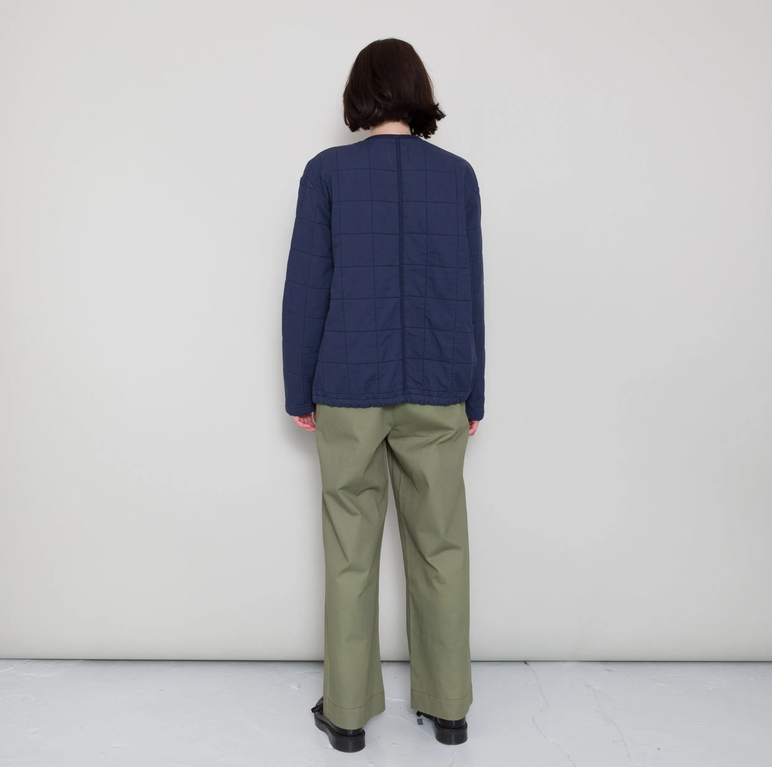 Qulited Boxy Jacket - Soft Navy sold by Folk product image thumbnail 3