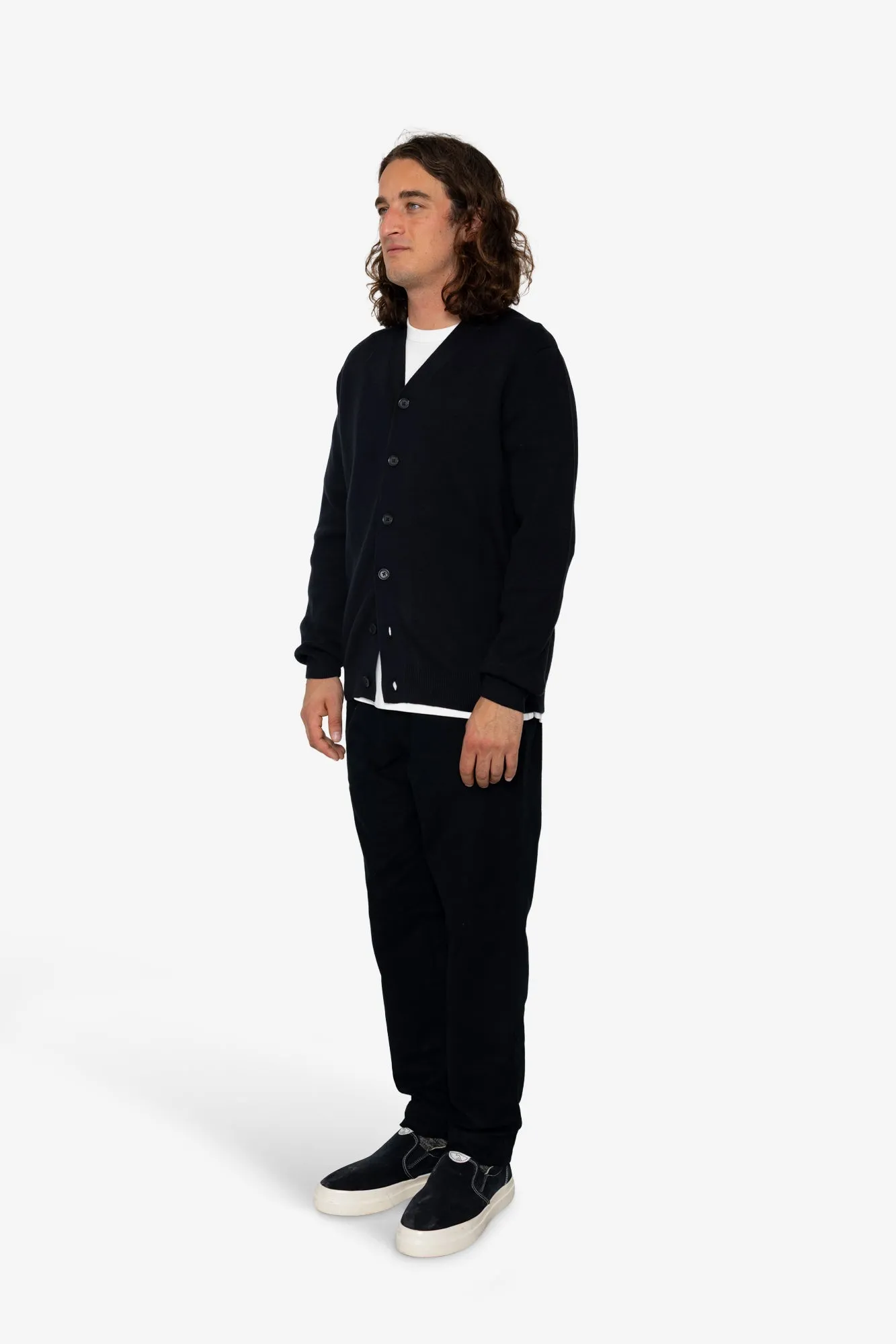 Cosmo High Break Cardigan - Black sold by Folk product image thumbnail 3