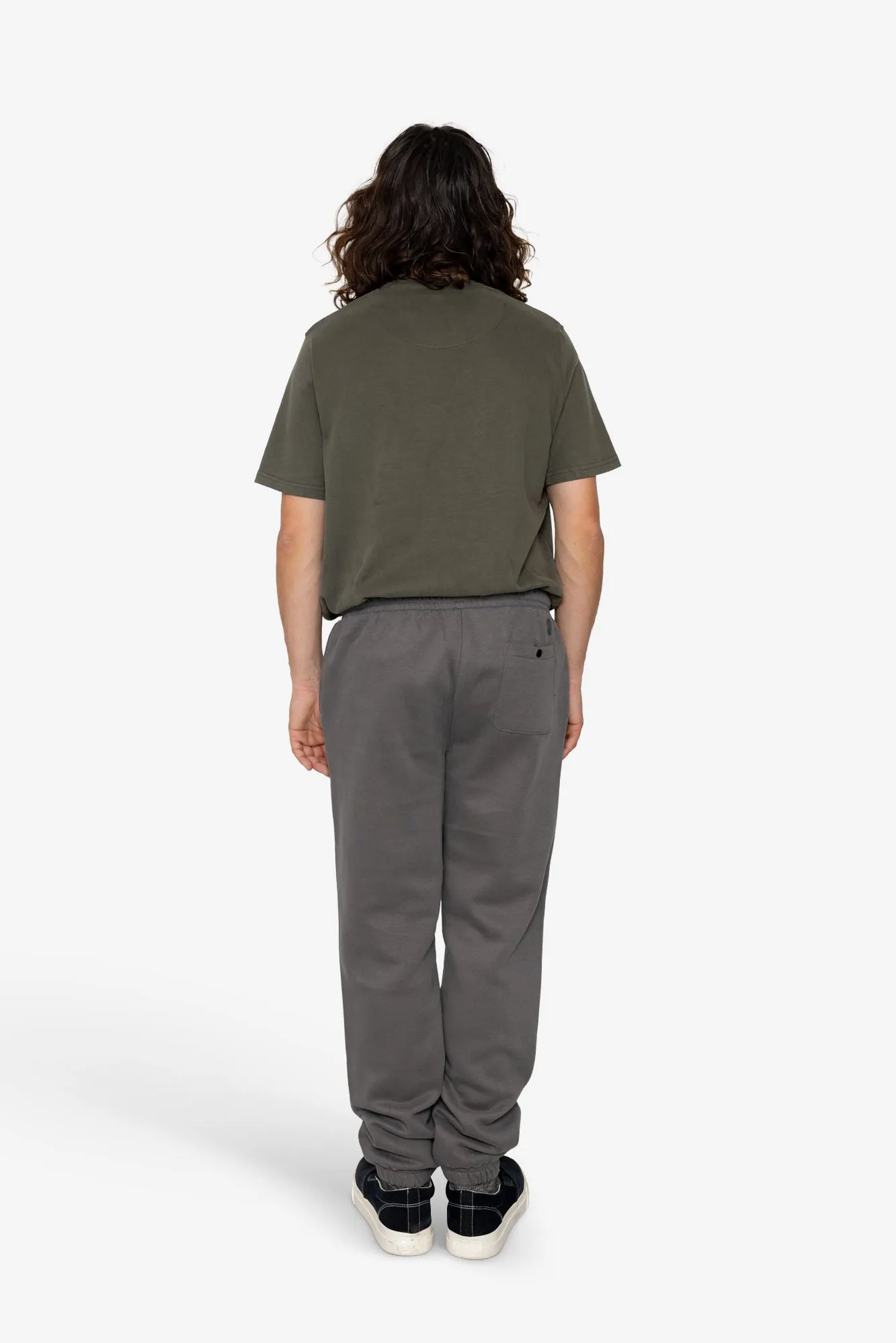 Blain Brush Fleece Jogger - Mid Grey sold by Folk product image thumbnail 5