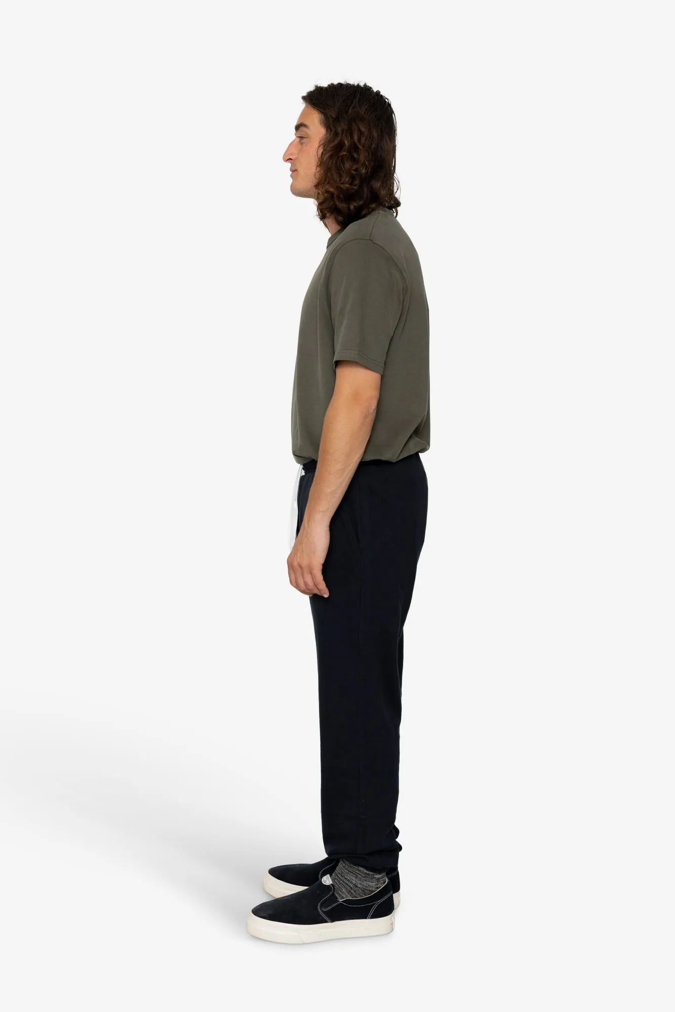 Blain Brush Fleece Jogger - Black sold by Folk product image thumbnail 4