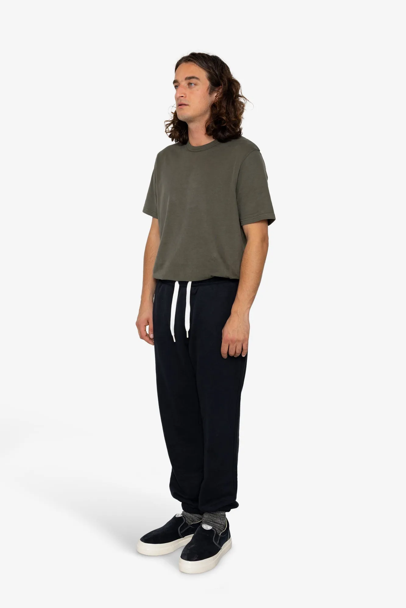 Blain Brush Fleece Jogger - Black sold by Folk product image thumbnail 3