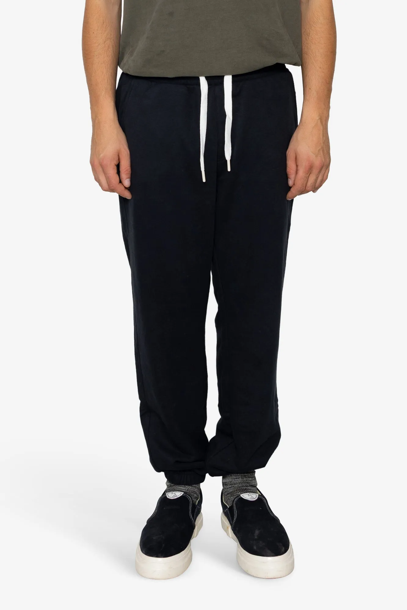 Blain Brush Fleece Jogger - Black sold by Folk