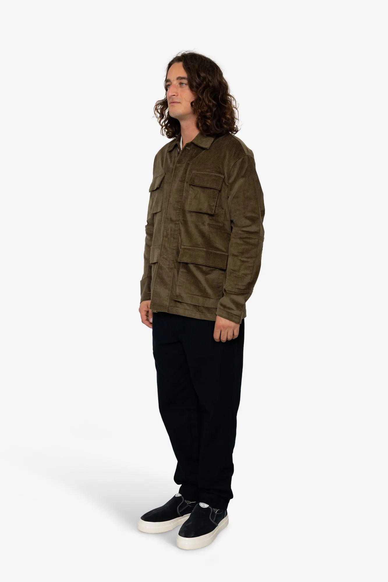 Battle Overshirt - Dark Olive sold by Folk product image thumbnail 3