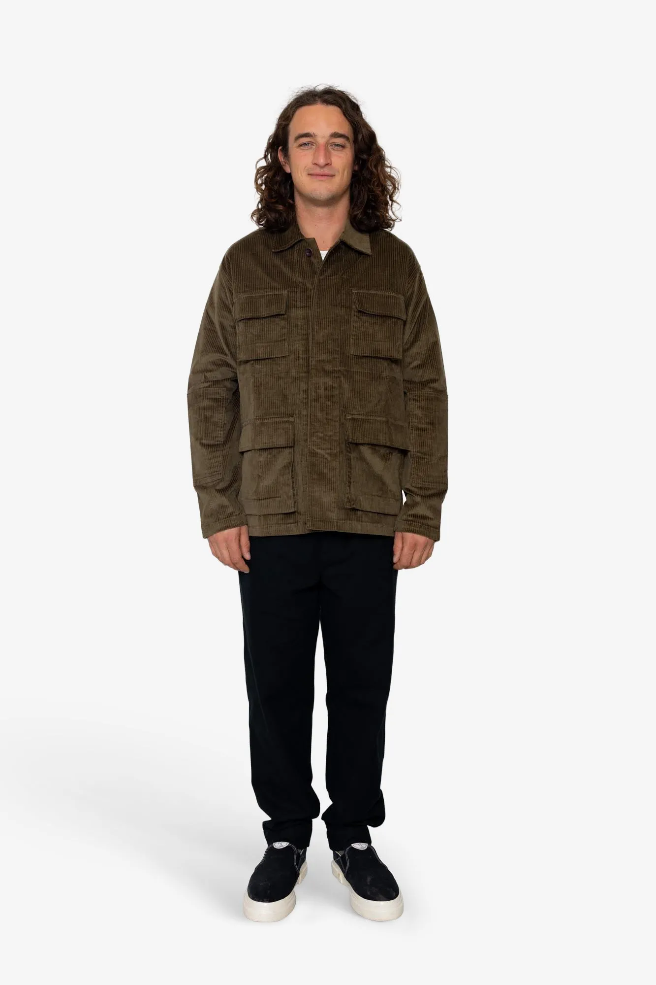 Battle Overshirt - Dark Olive sold by Folk product image thumbnail 2