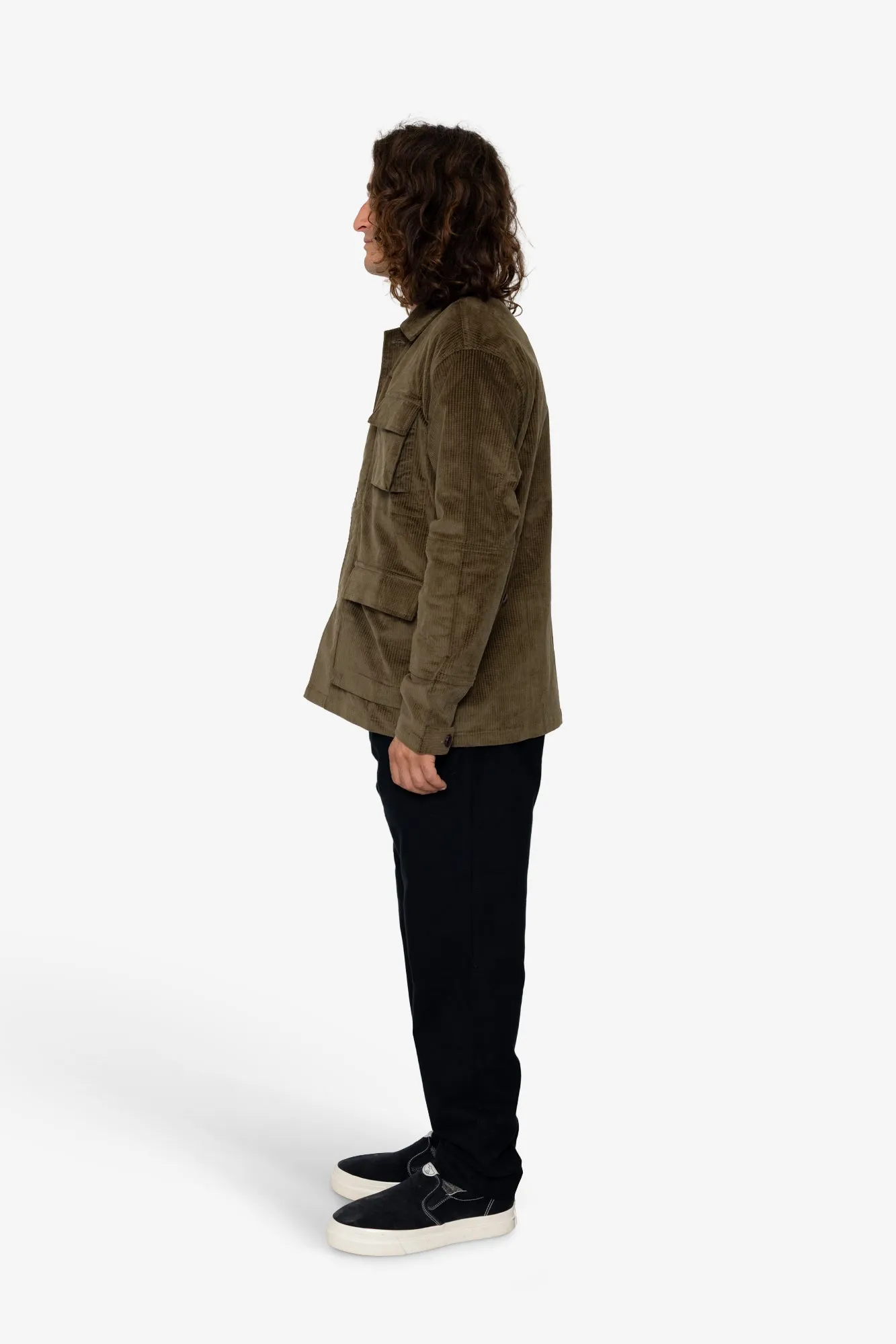 Battle Overshirt - Dark Olive sold by Folk product image thumbnail 4