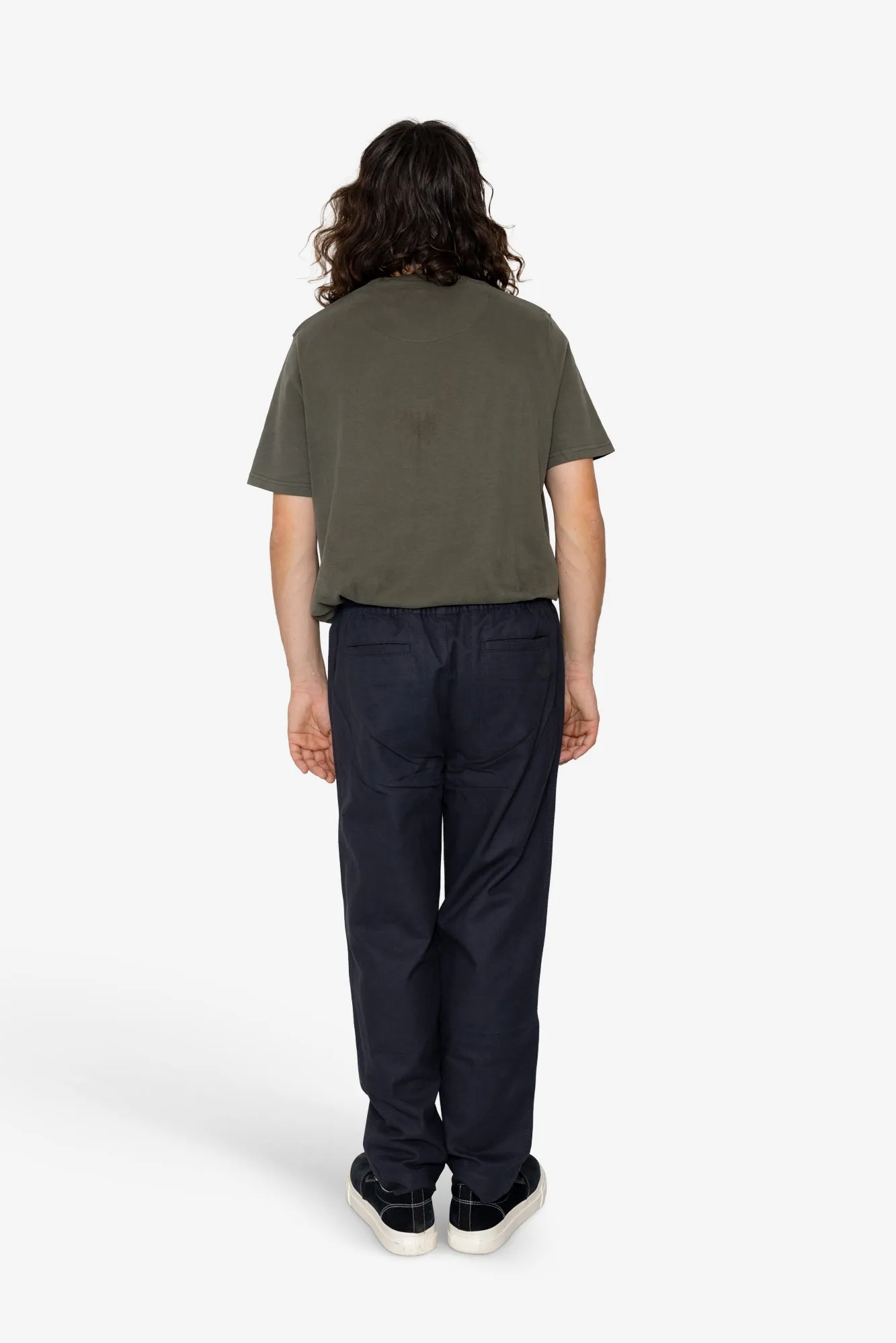 Drawcord Moleskin Trousers - Charcoal sold by Folk product image thumbnail 5