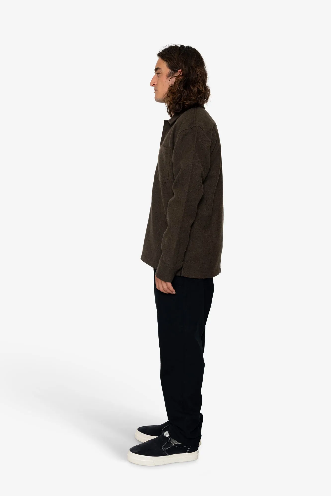 Admiral Overshirt - Dark Olive sold by Folk product image thumbnail 4