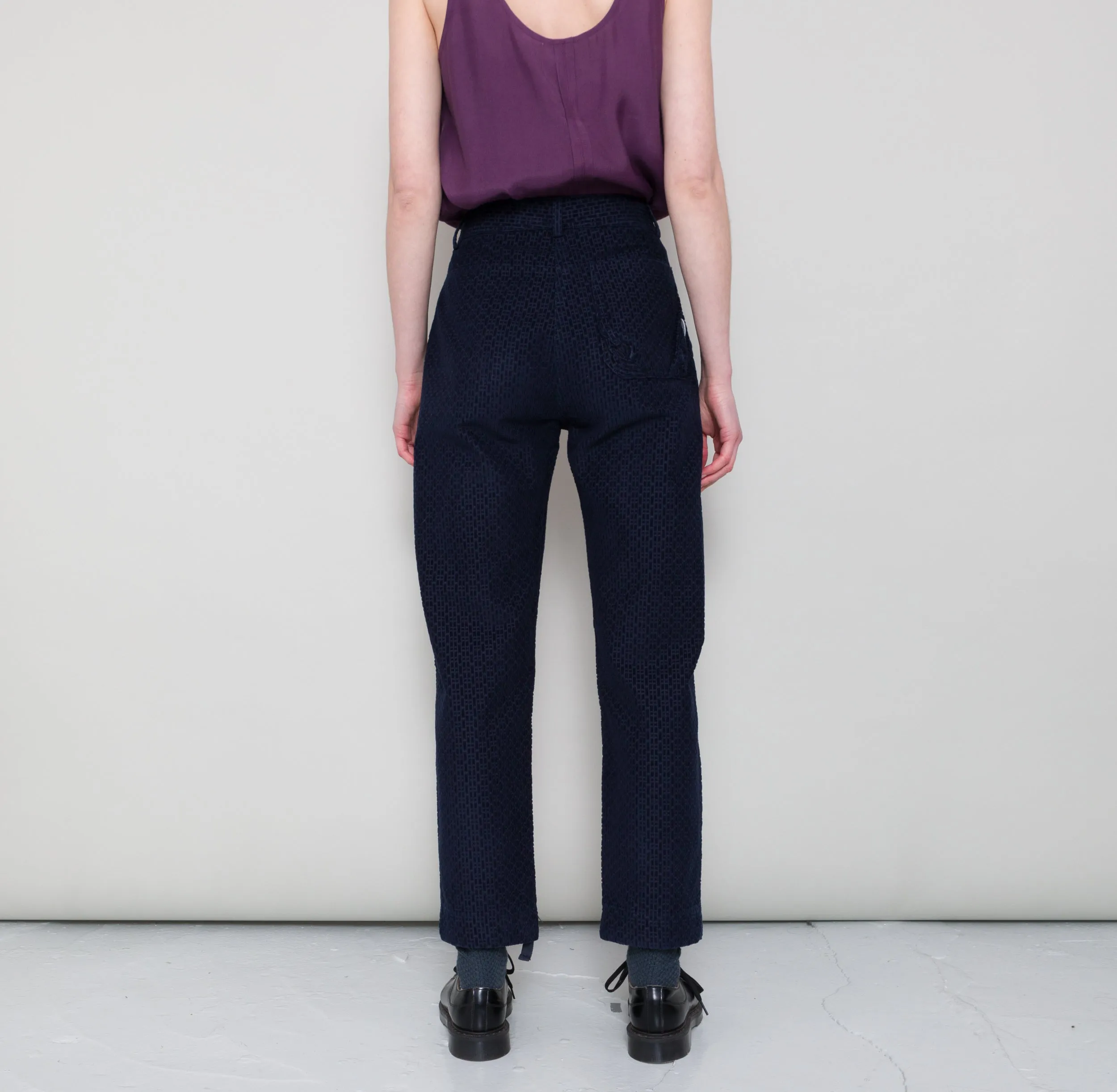 Scoop Back Vest - Wine sold by Folk product image thumbnail 5