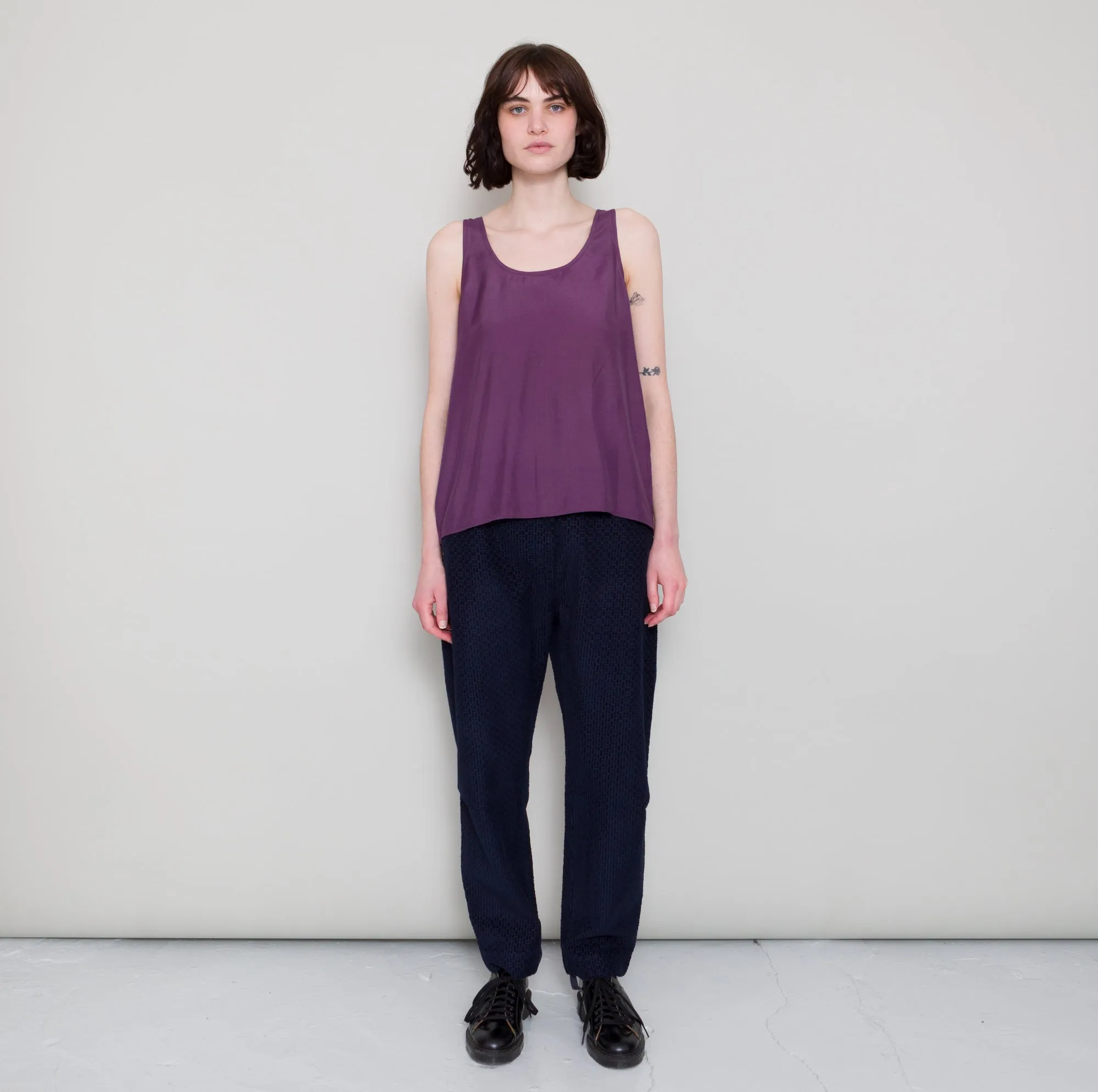 Scoop Back Vest - Wine sold by Folk product image thumbnail 2