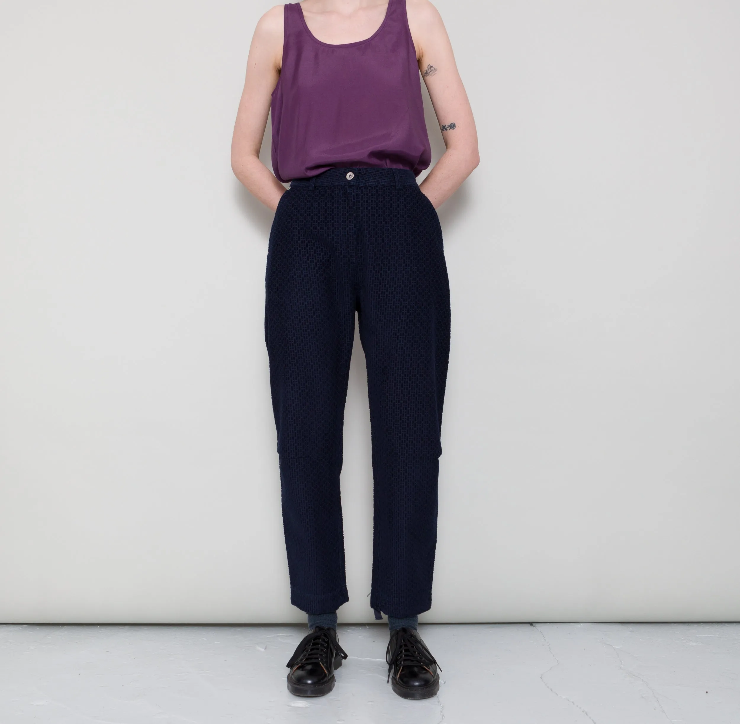 Scoop Back Vest - Wine sold by Folk