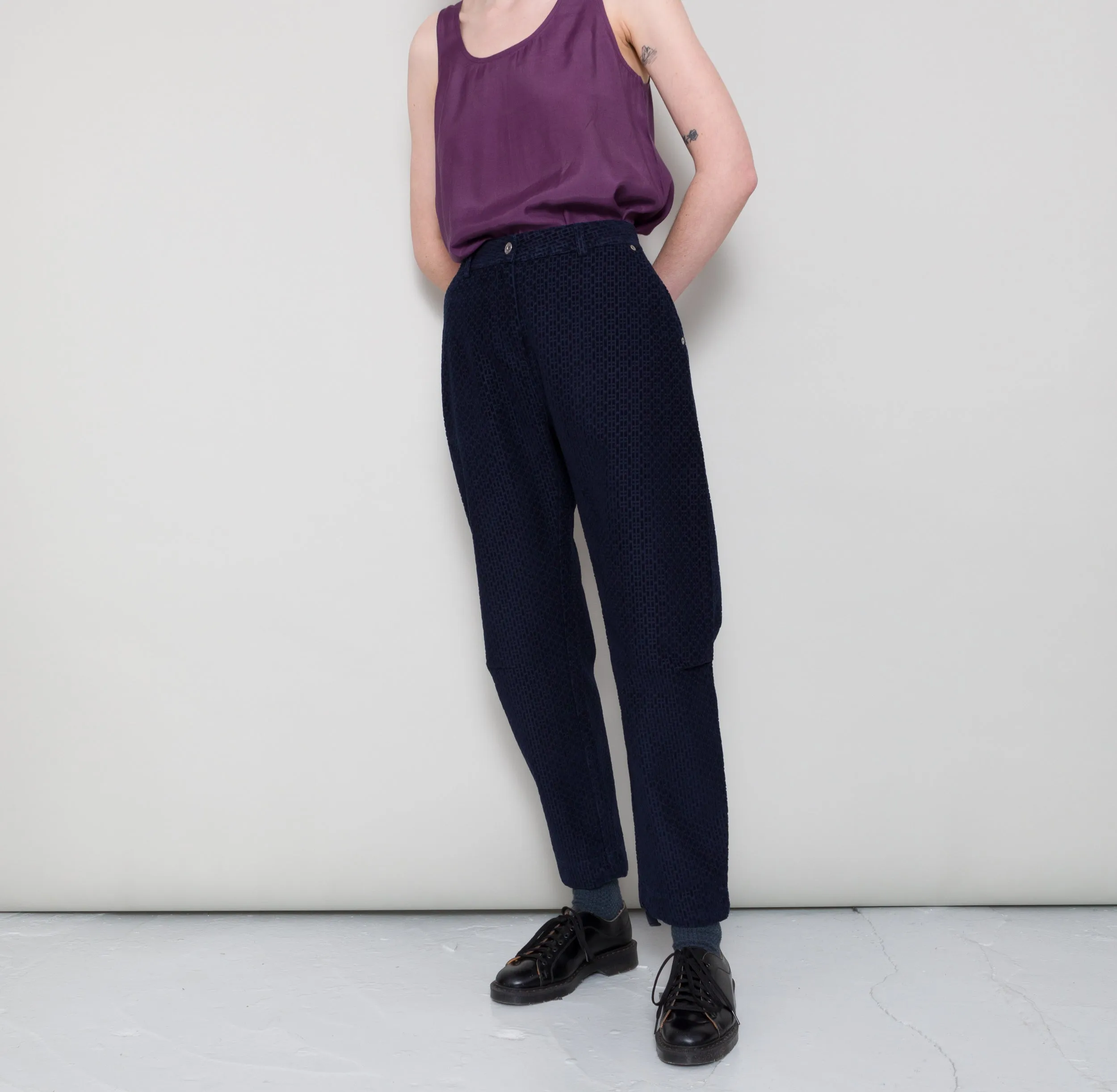 Scoop Back Vest - Wine sold by Folk product image thumbnail 3