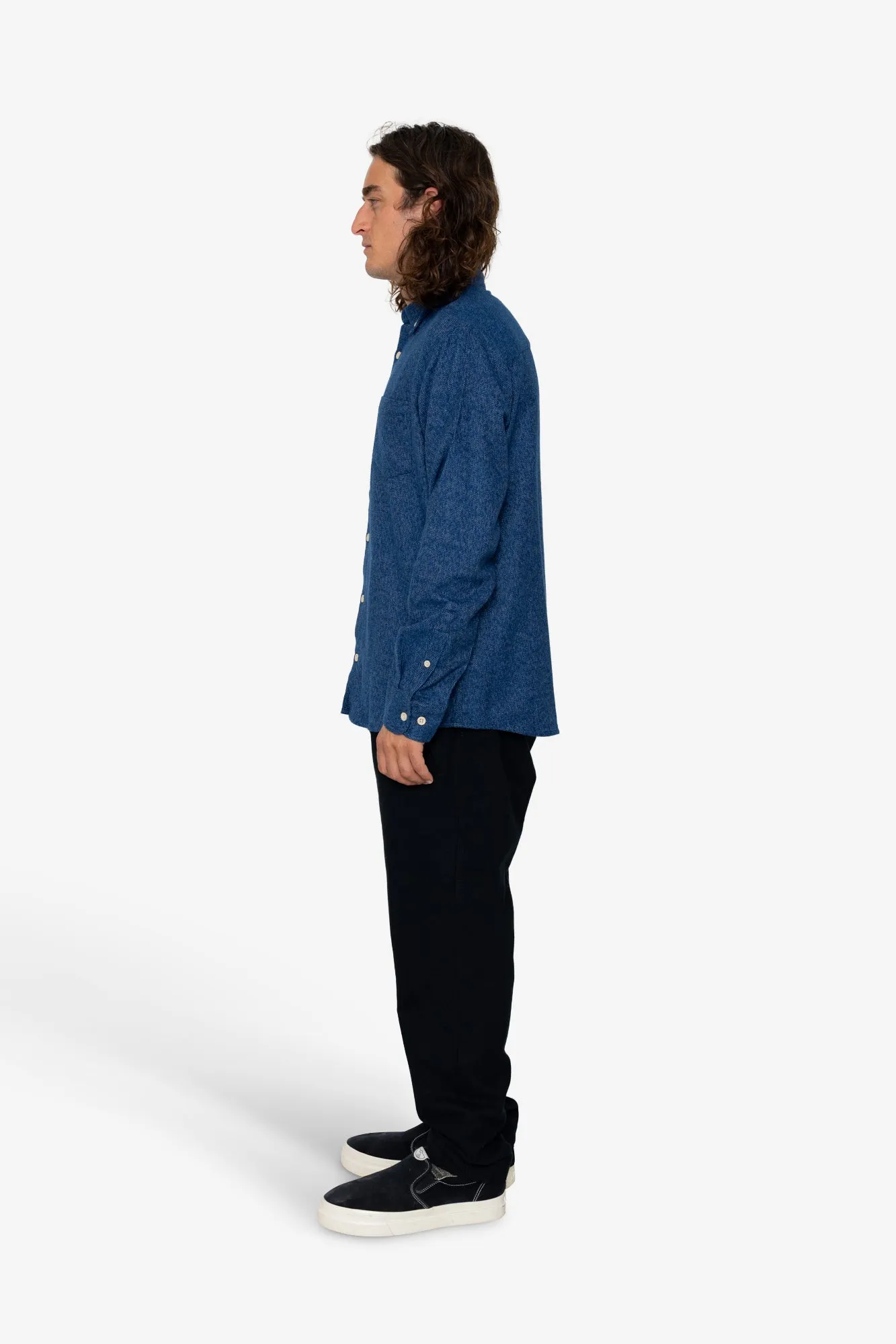 Matrix Shirt - Navy / Black sold by Folk product image thumbnail 4