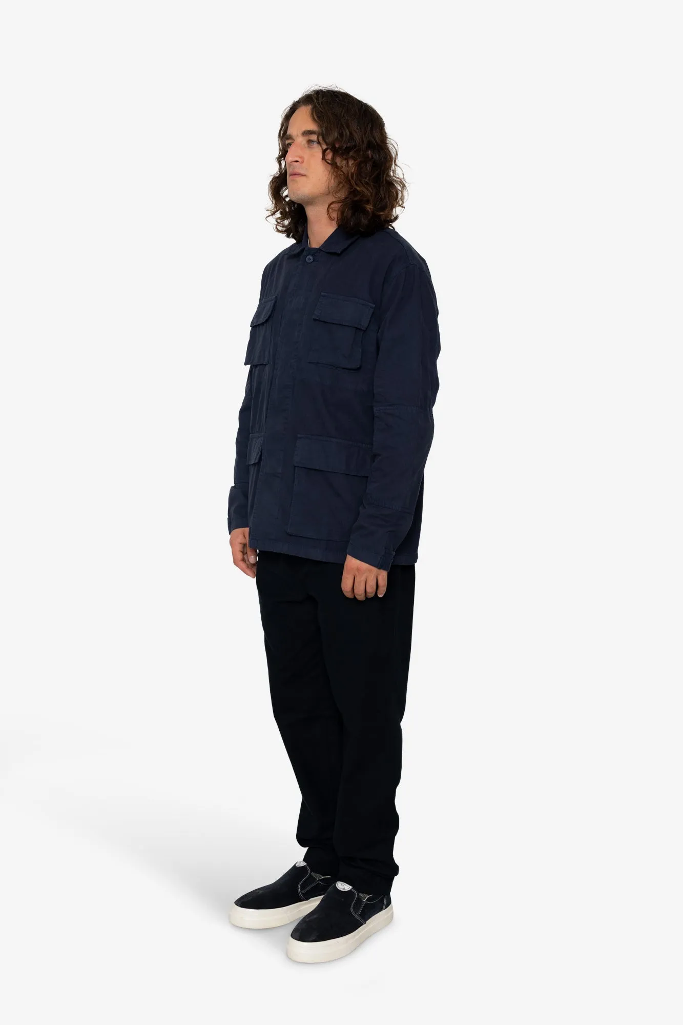 Ammo Overshirt - French Navy sold by Folk product image thumbnail 3