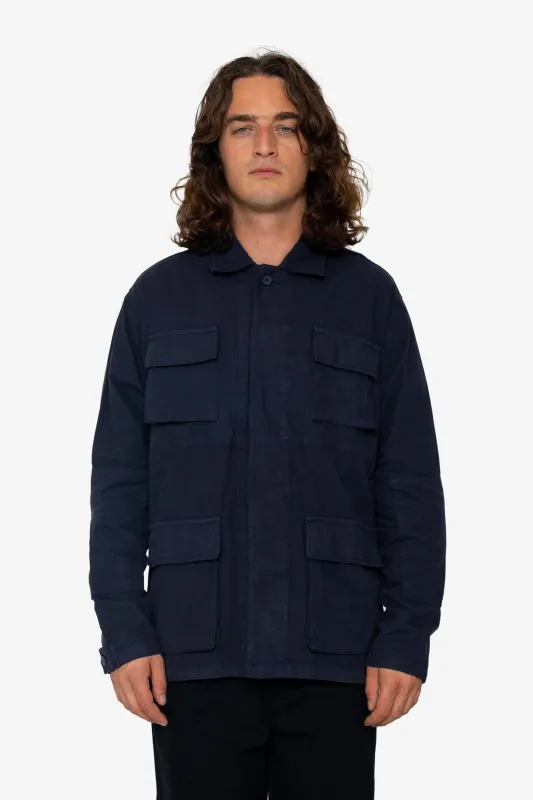 Ammo Overshirt - French Navy sold by Folk