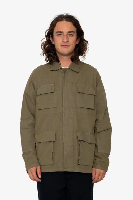 Ammo Overshirt - Dark Khaki sold by Folk