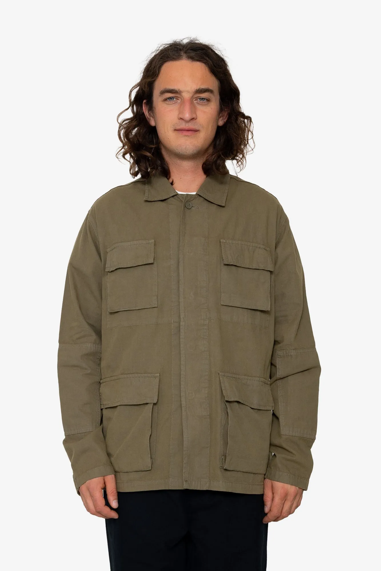 Ammo Overshirt - Dark Khaki sold by Folk