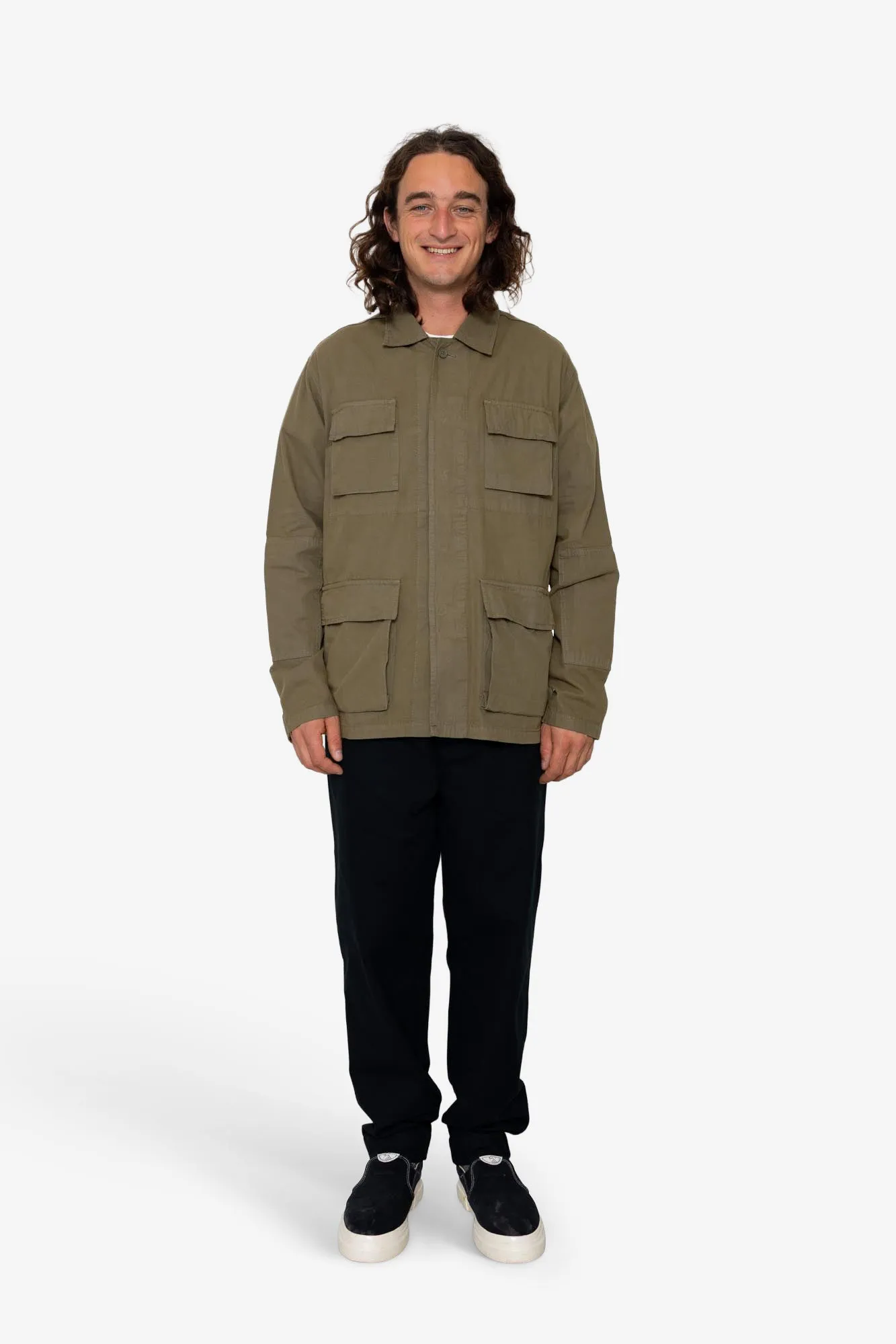 Ammo Overshirt - Dark Khaki sold by Folk product image thumbnail 2