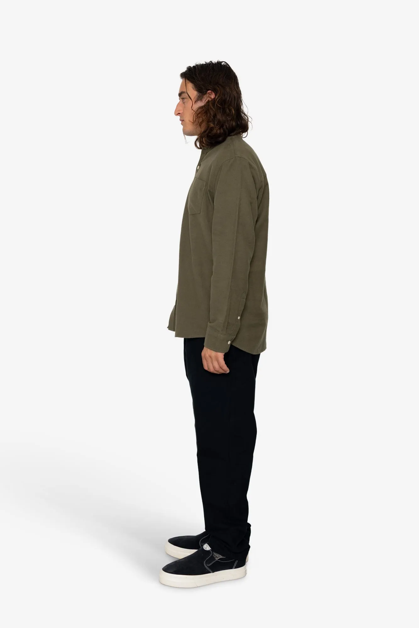 Byne Shirt - Olive sold by Folk product image thumbnail 4
