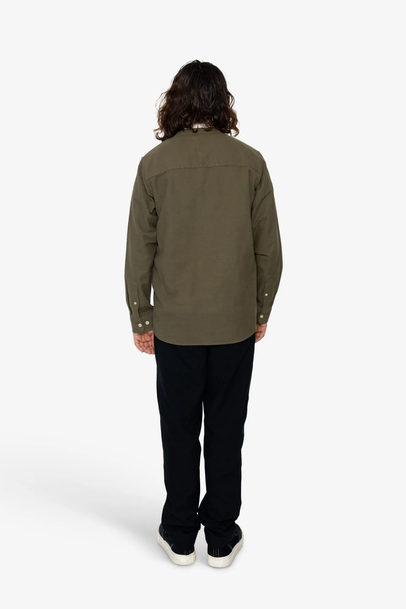 Byne Shirt - Olive sold by Folk product image thumbnail 5