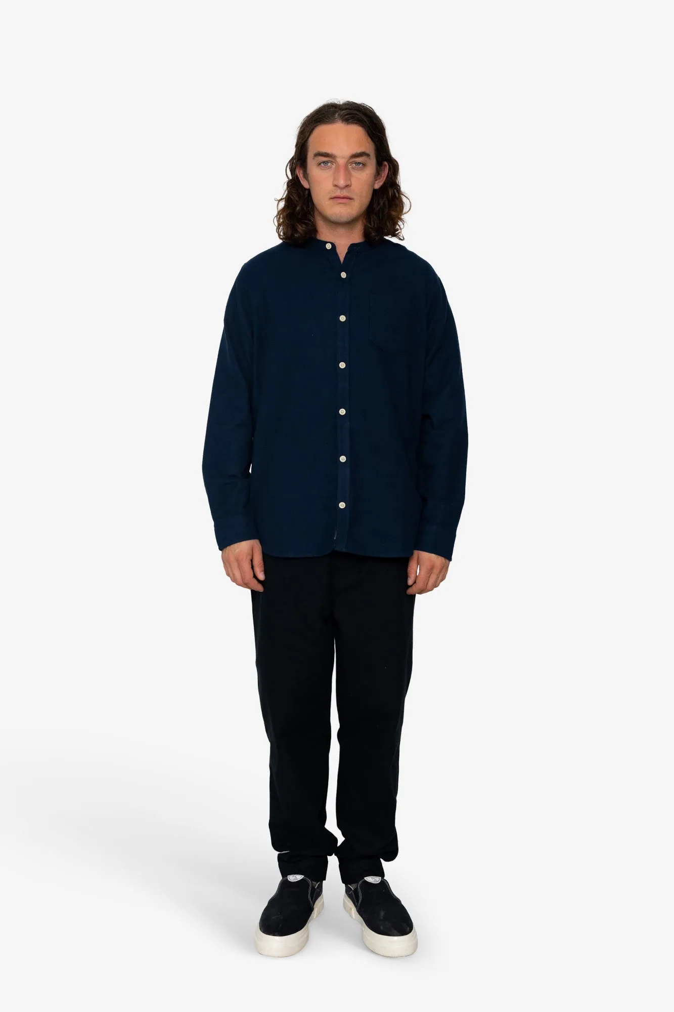 Byne Shirt - Navy sold by Folk product image thumbnail 2