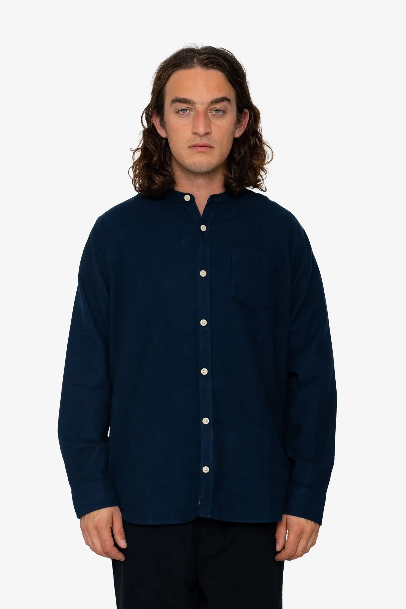 Byne Shirt - Navy sold by Folk