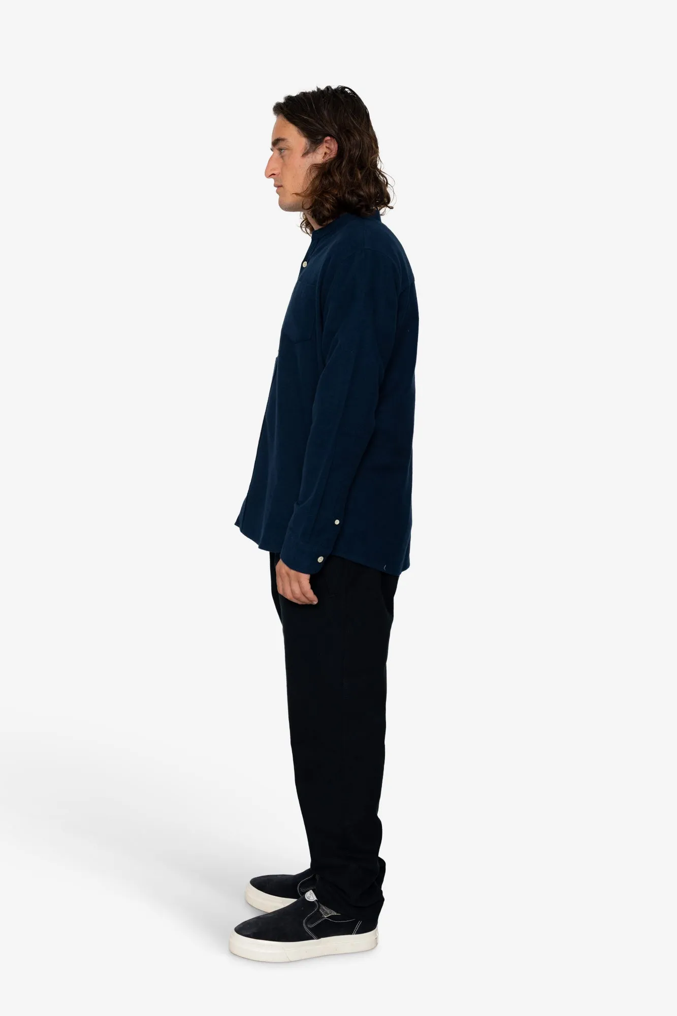 Byne Shirt - Navy sold by Folk product image thumbnail 4