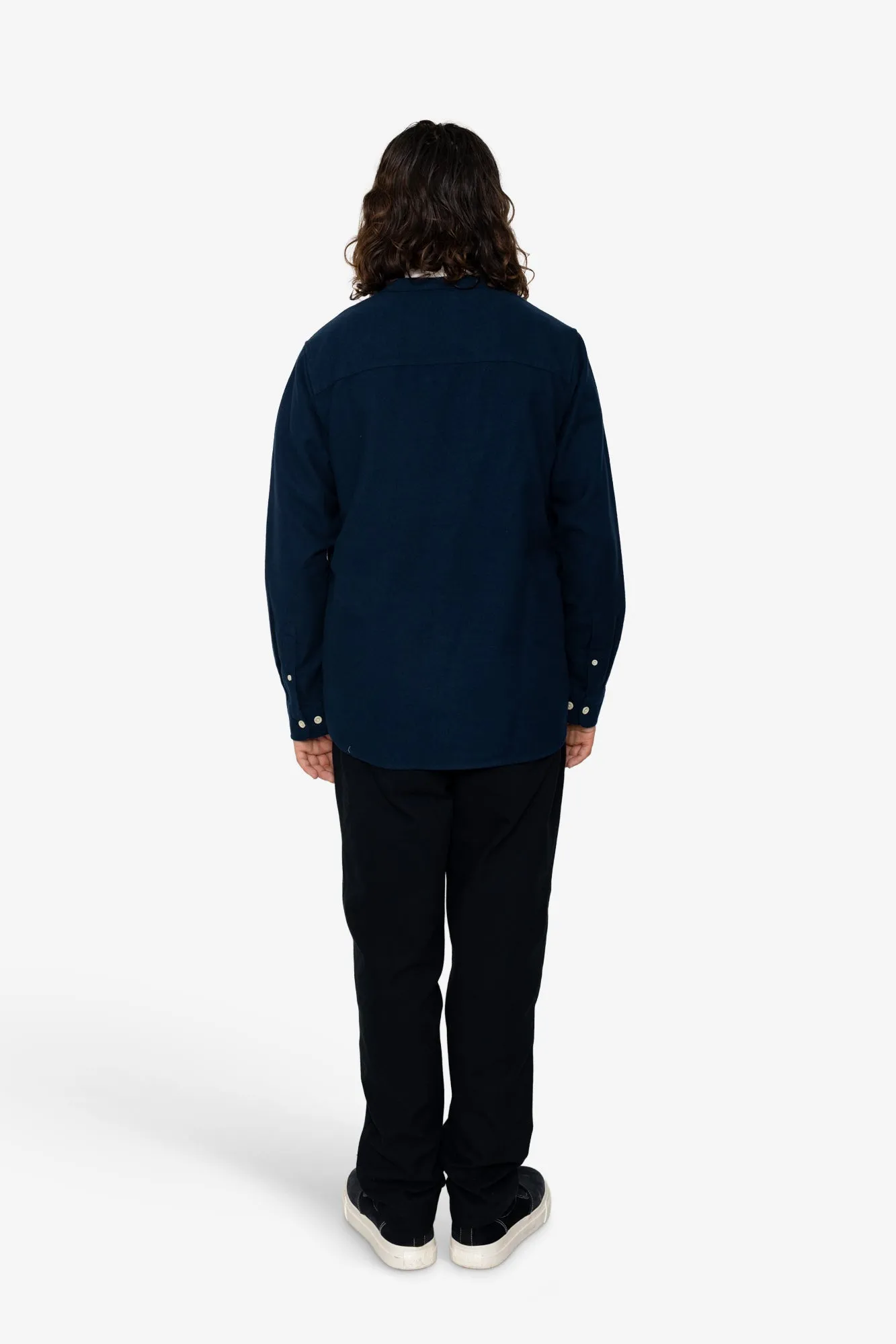 Byne Shirt - Navy sold by Folk product image thumbnail 5