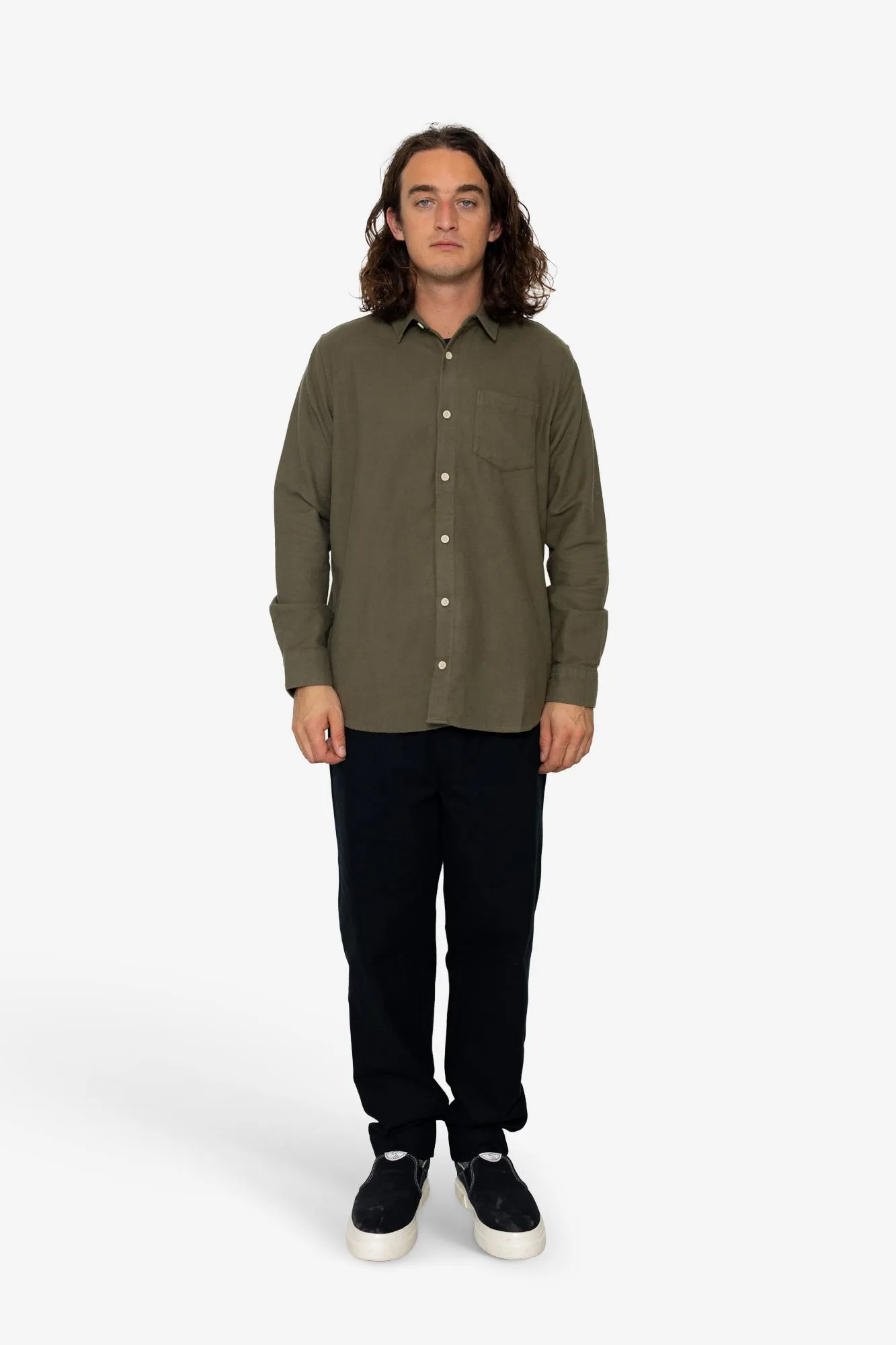 Lyme Shirt - Olive sold by Folk product image thumbnail 2