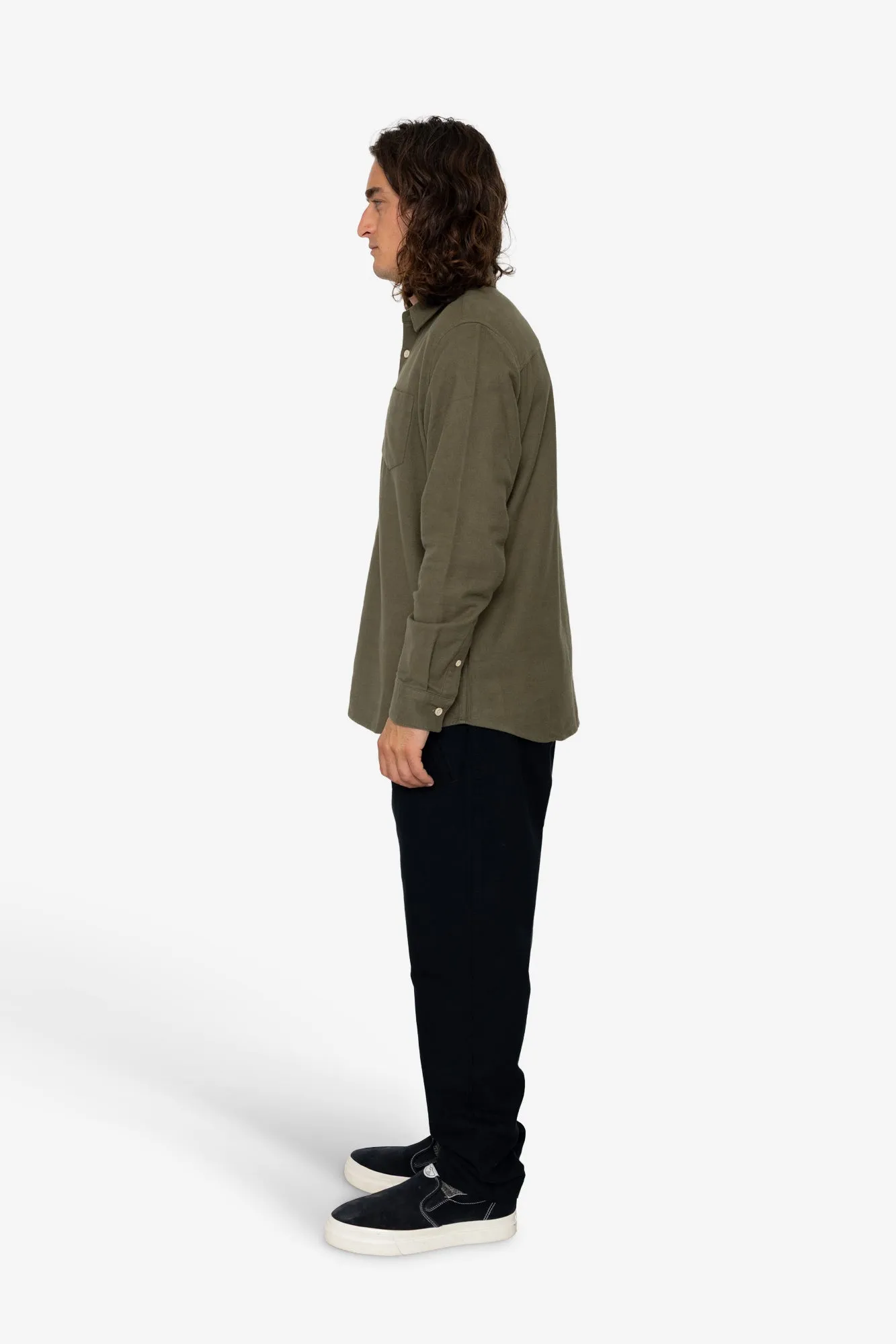 Lyme Shirt - Olive sold by Folk product image thumbnail 4