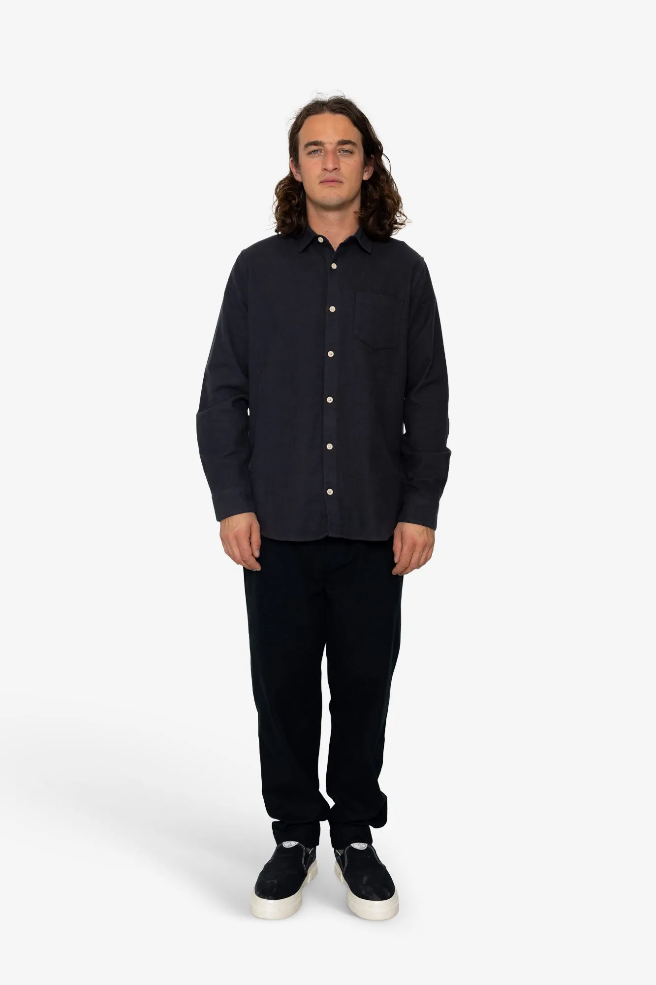 Lyme Shirt - Washed Black sold by Folk product image thumbnail 2