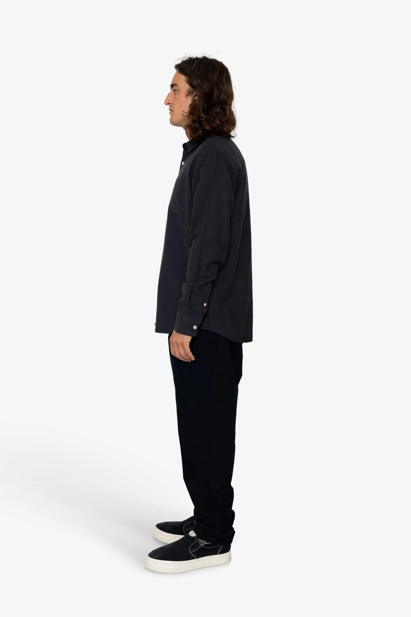 Lyme Shirt - Washed Black sold by Folk product image thumbnail 4