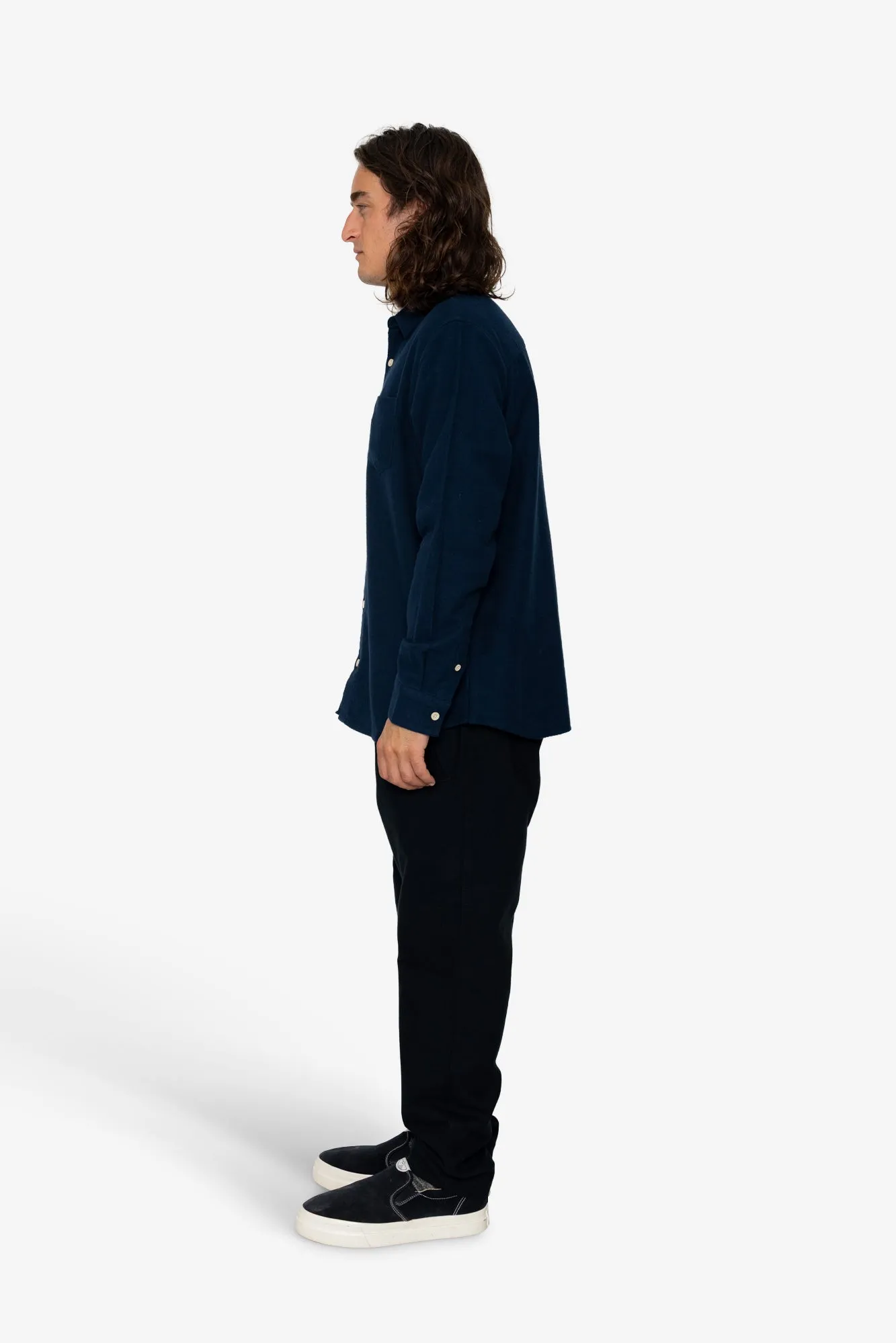 Lyme Shirt - Navy sold by Folk product image thumbnail 4