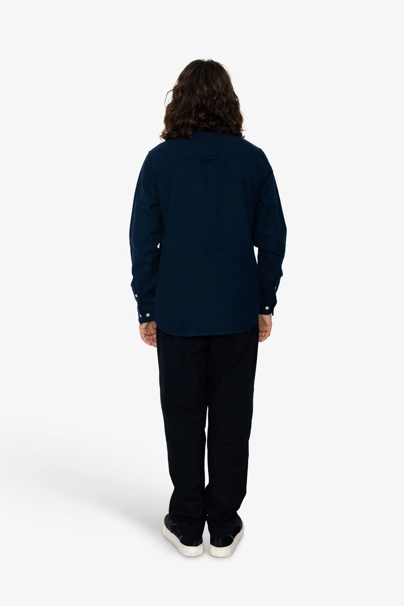 Lyme Shirt - Navy sold by Folk product image thumbnail 5