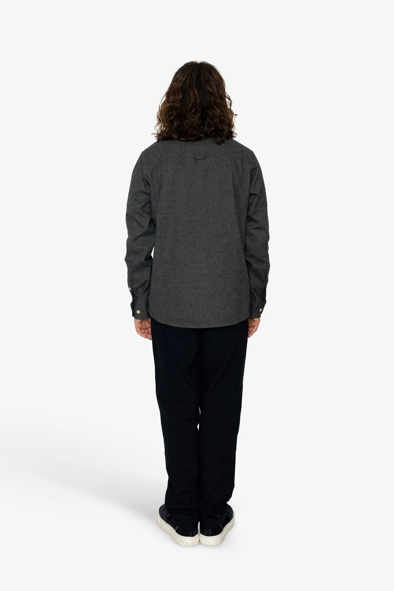 Lewis Shirt - Khaki / Black sold by Folk product image thumbnail 5