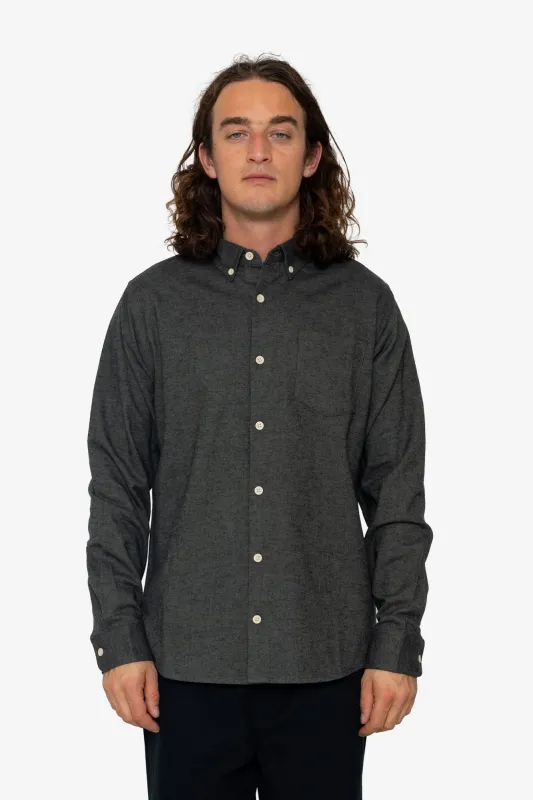 Lewis Shirt - Khaki / Black sold by Folk