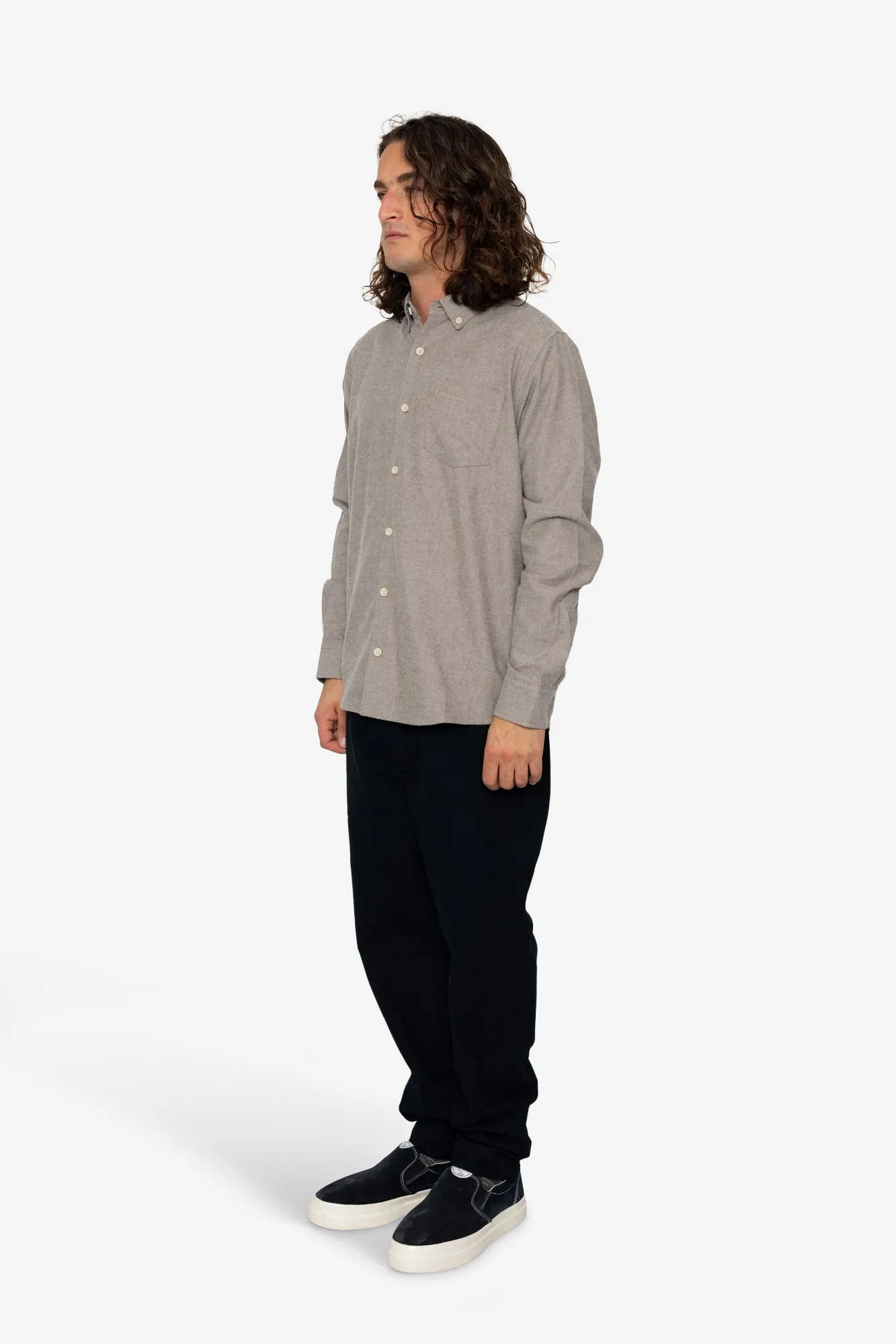 Lewis Shirt - Mushroom sold by Folk product image thumbnail 3