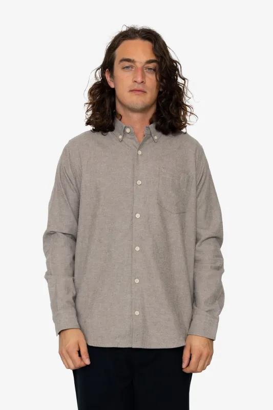 Lewis Shirt - Mushroom sold by Folk