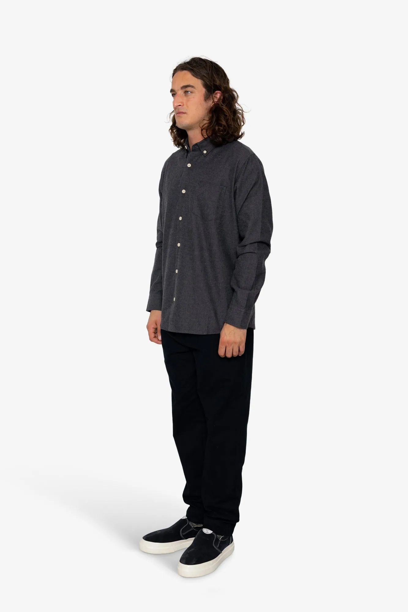 Lewis Shirt - Black / Grey sold by Folk product image thumbnail 3