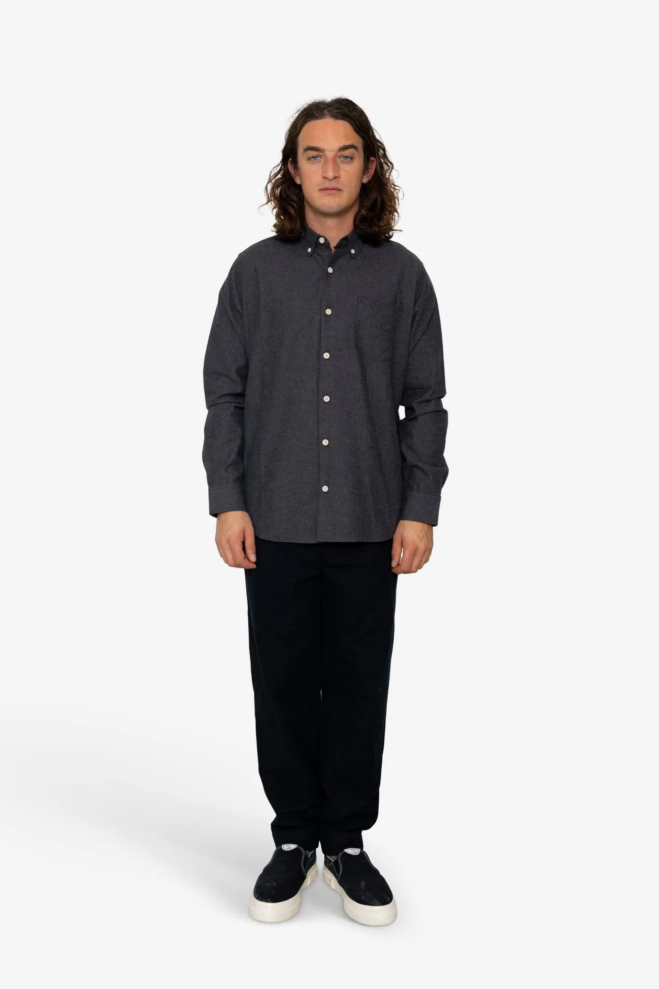 Lewis Shirt - Black / Grey sold by Folk product image thumbnail 2