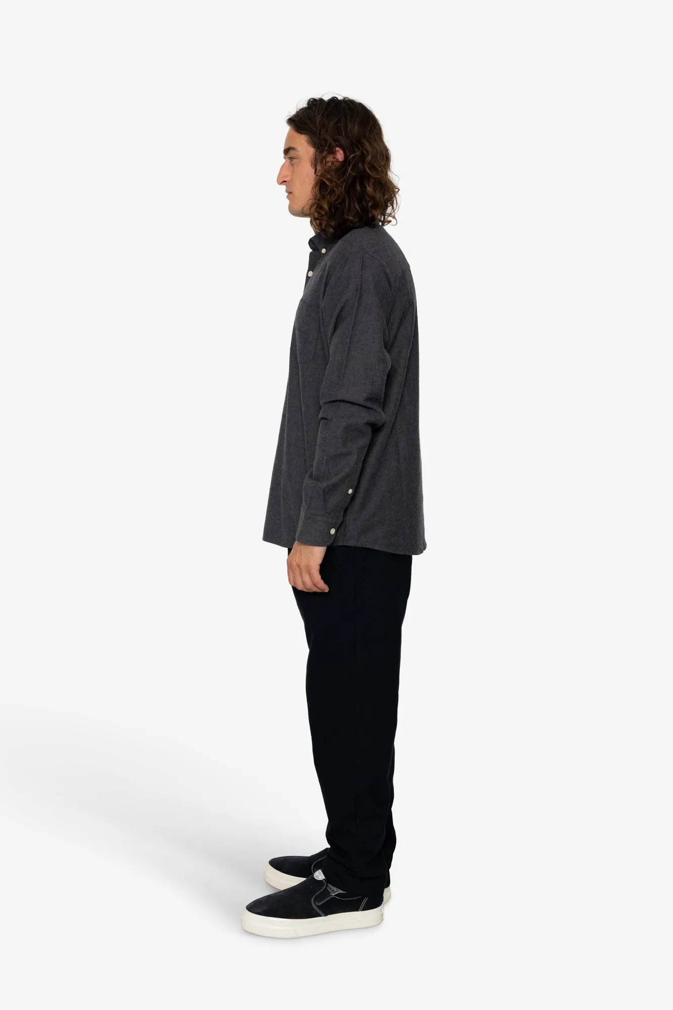 Lewis Shirt - Black / Grey sold by Folk product image thumbnail 4