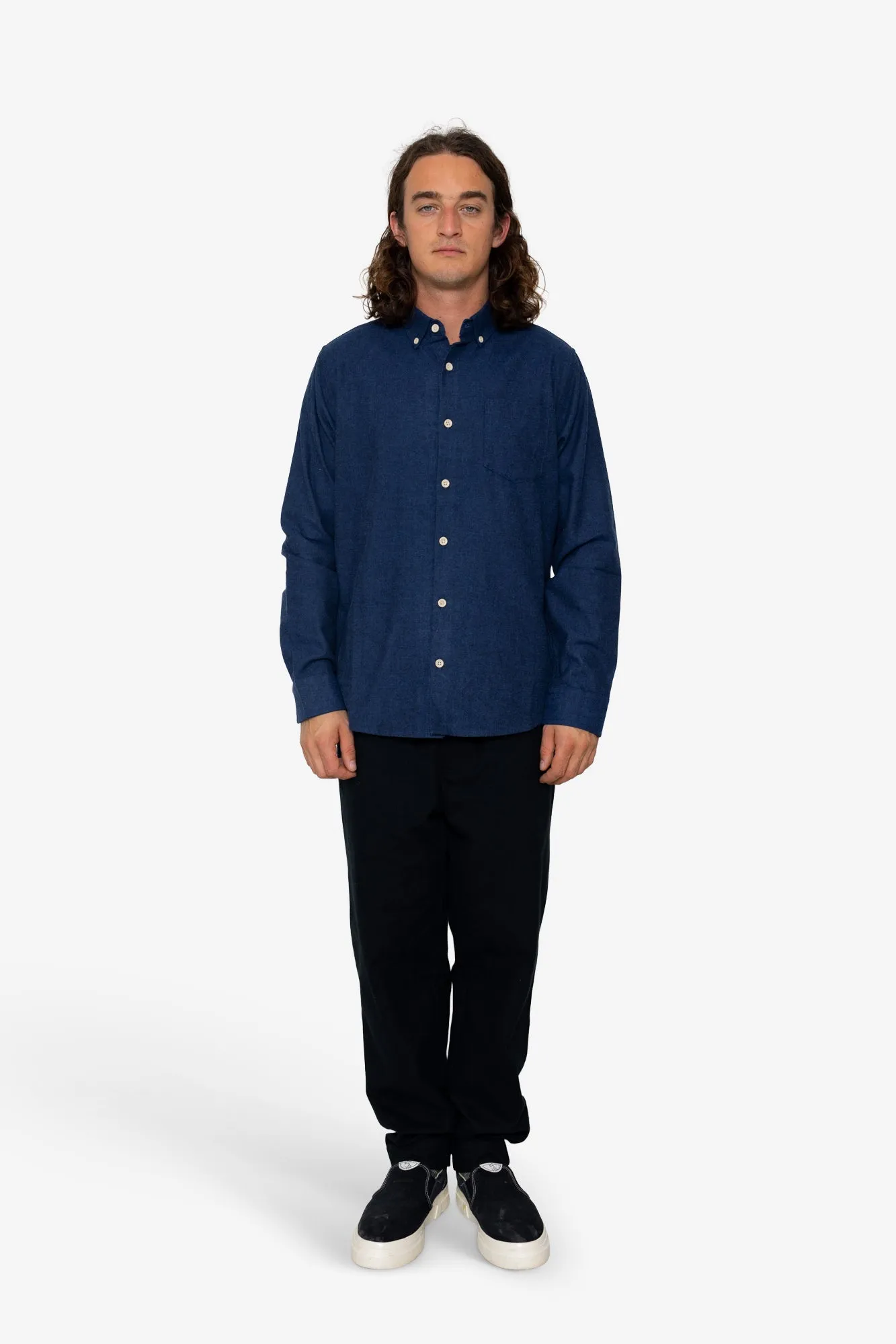 Lewis Shirt - Navy / Blue sold by Folk product image thumbnail 2