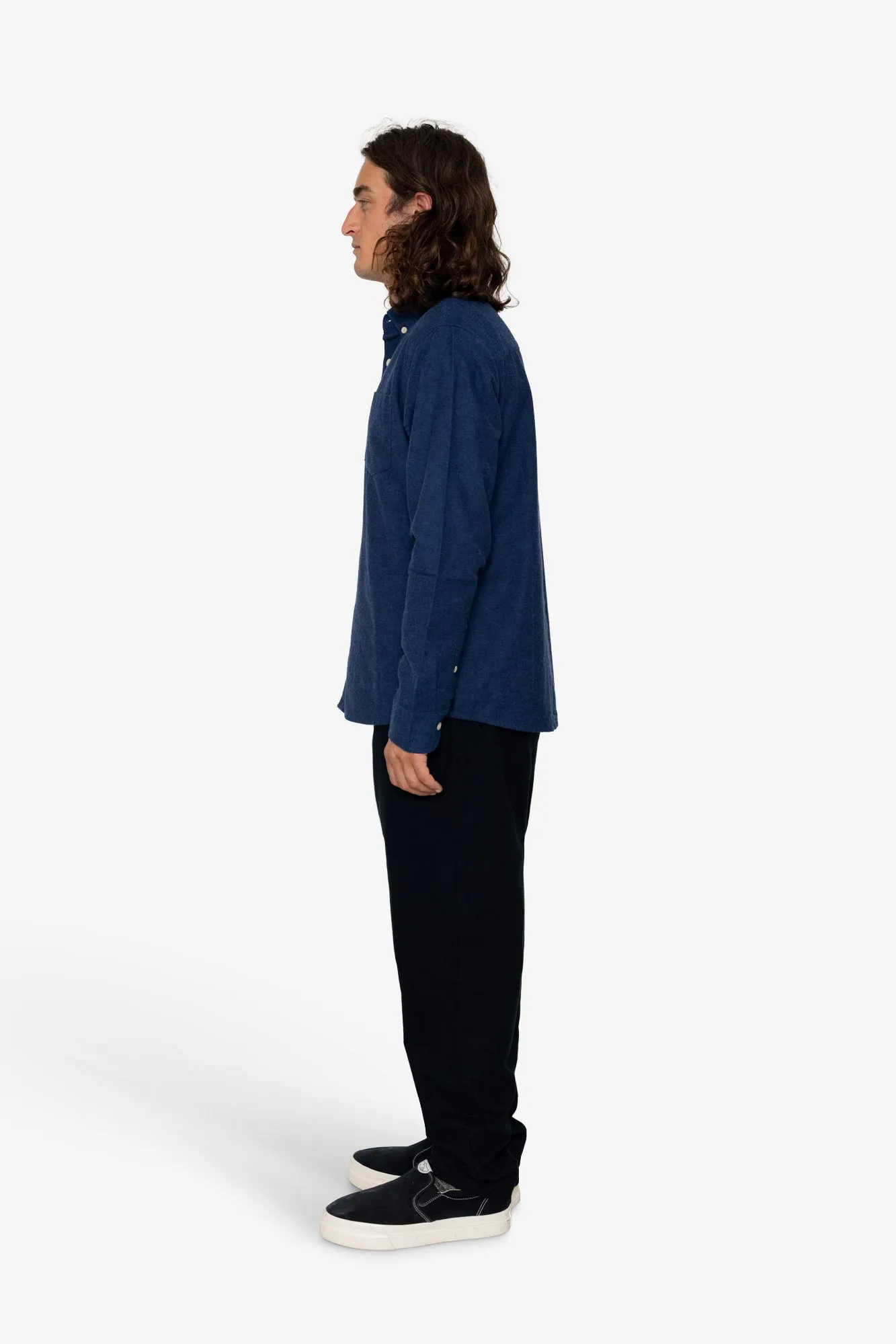 Lewis Shirt - Navy / Blue sold by Folk product image thumbnail 4