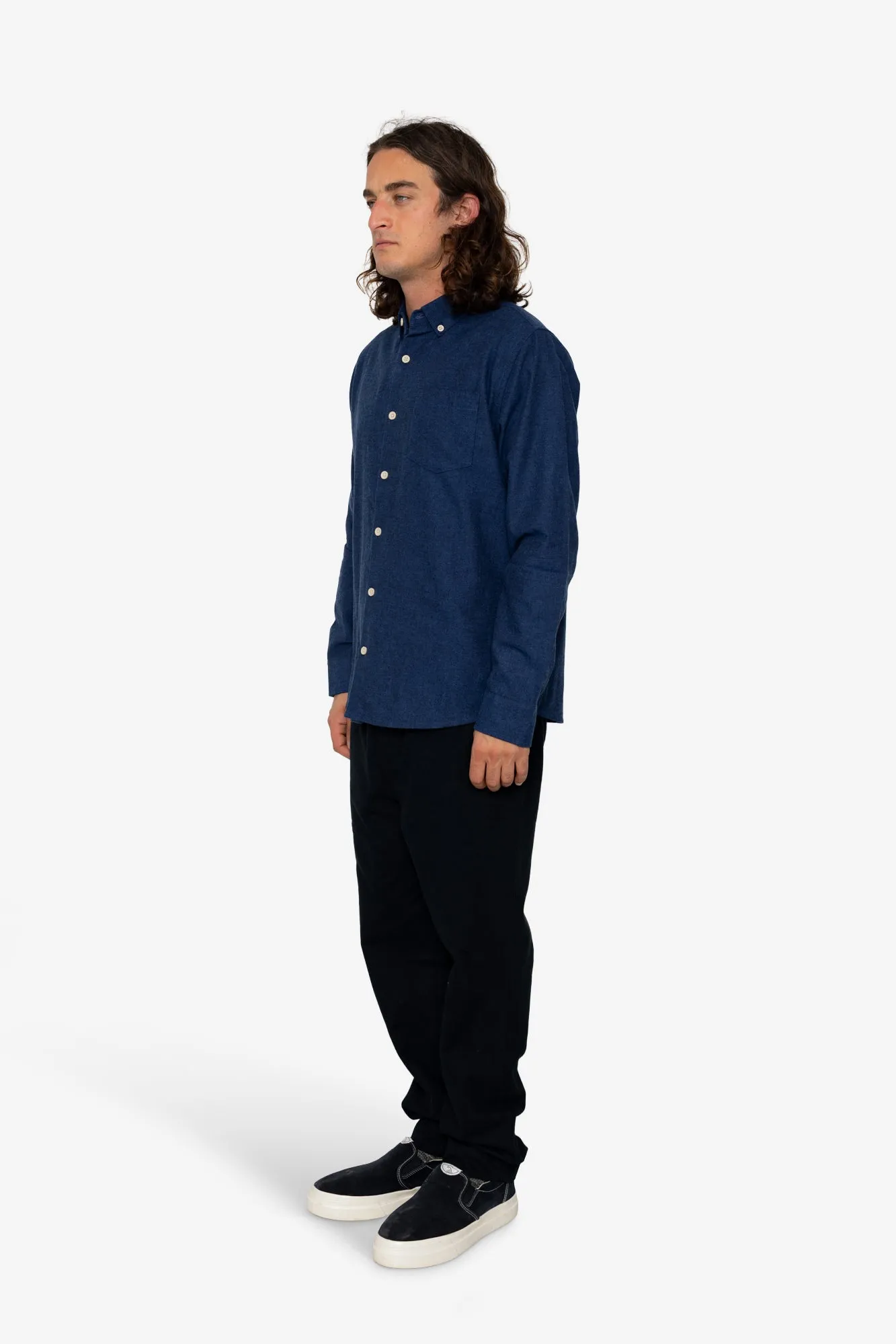 Lewis Shirt - Navy / Blue sold by Folk product image thumbnail 3