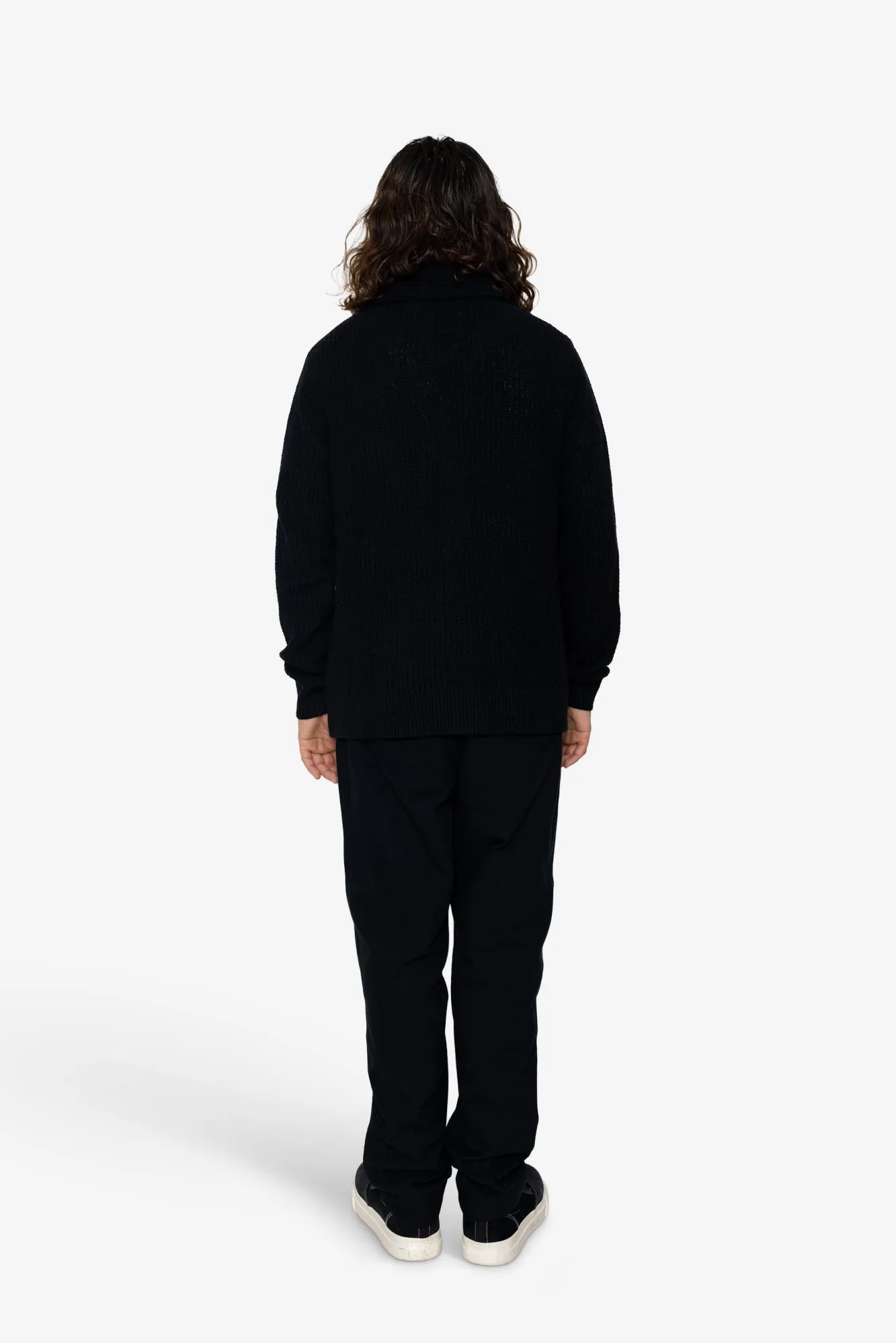 Heavy Shawl Cardigan - Black sold by Folk product image thumbnail 5