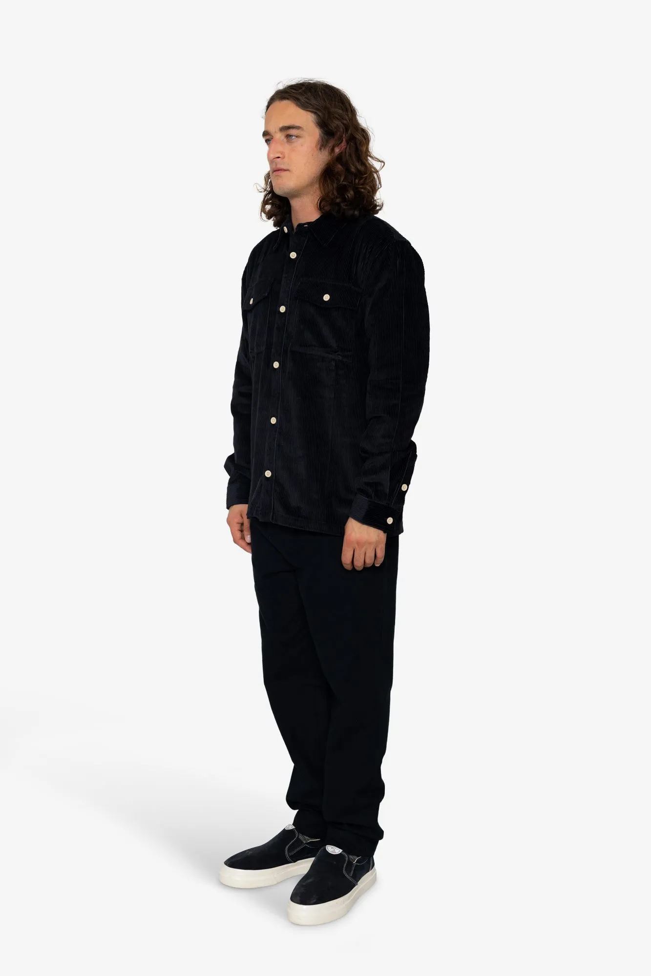 Kings Overshirt - Black sold by Folk product image thumbnail 3