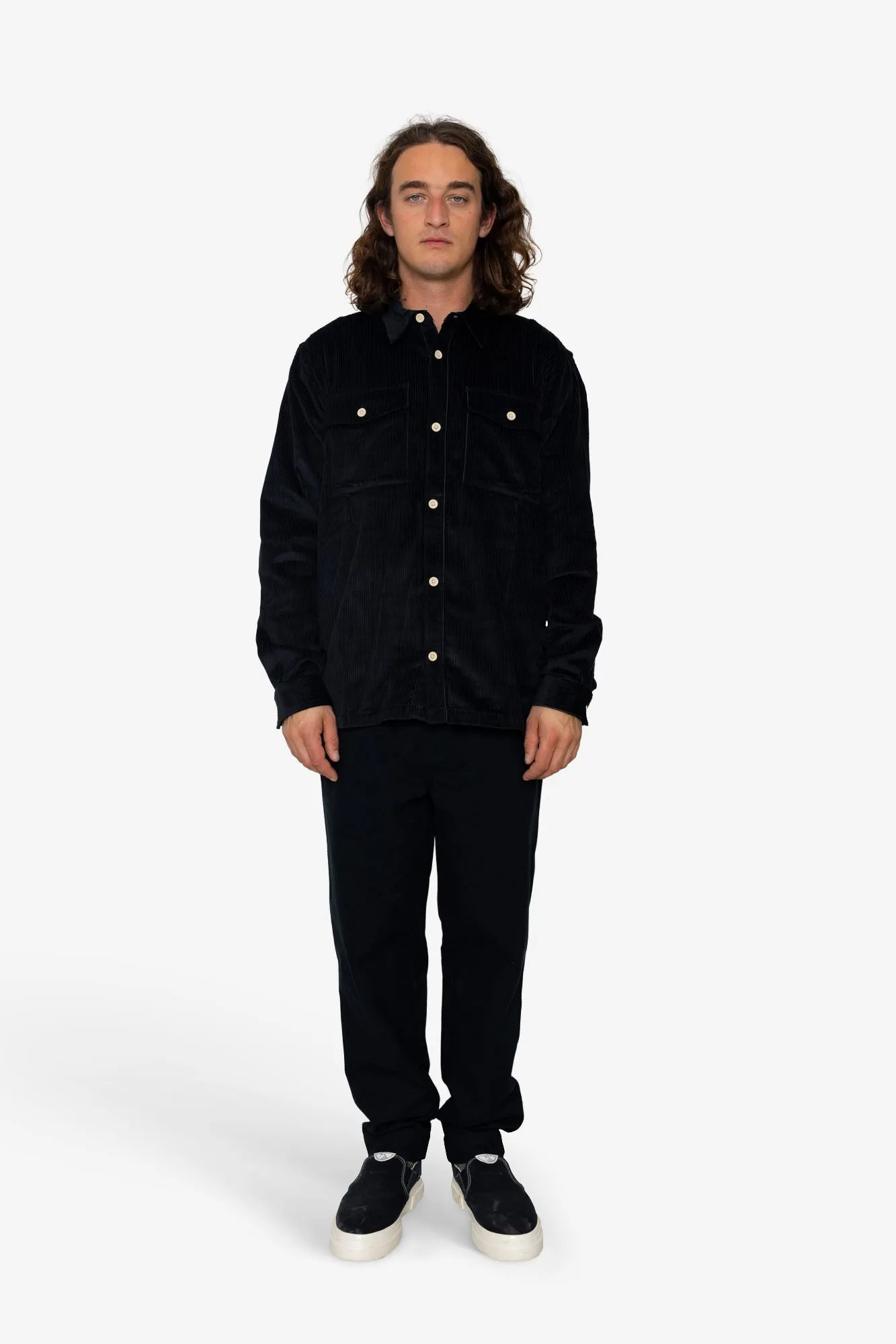 Kings Overshirt - Black sold by Folk product image thumbnail 2