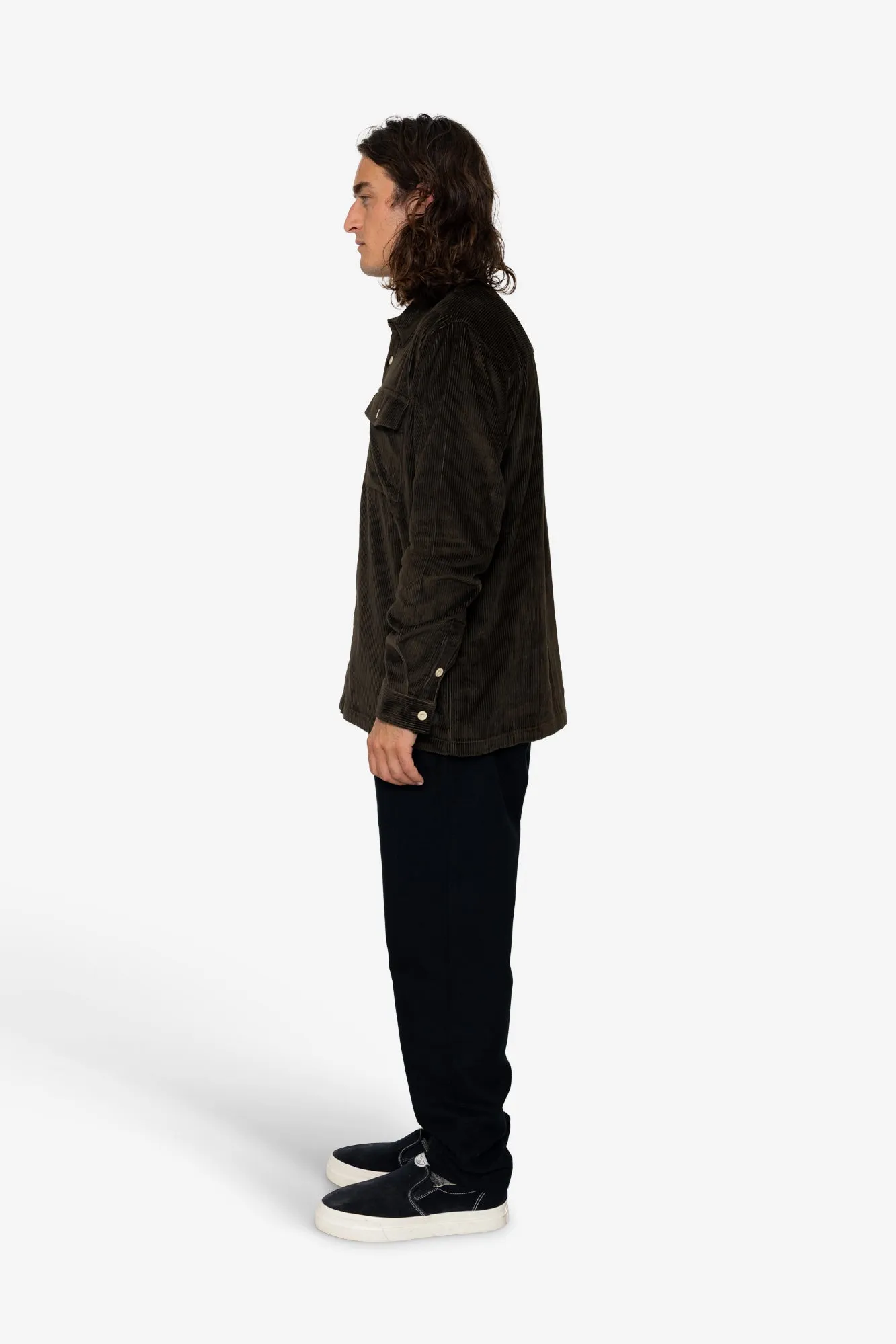Kings Overshirt - Dark Olive sold by Folk product image thumbnail 4