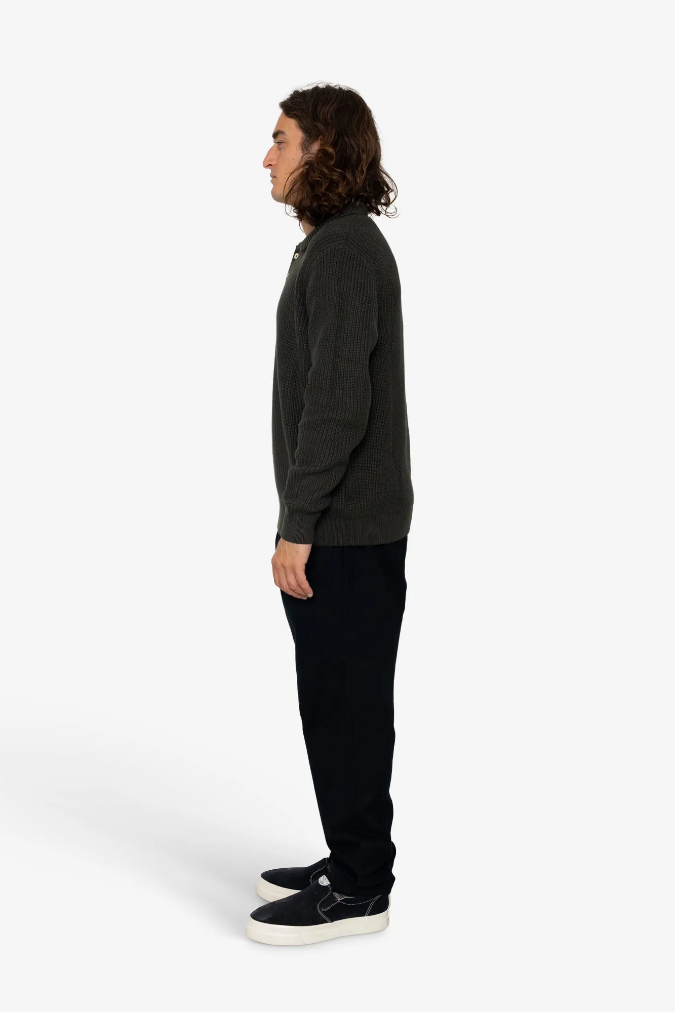 Hayley Polo - Dark Olive sold by Folk product image thumbnail 4