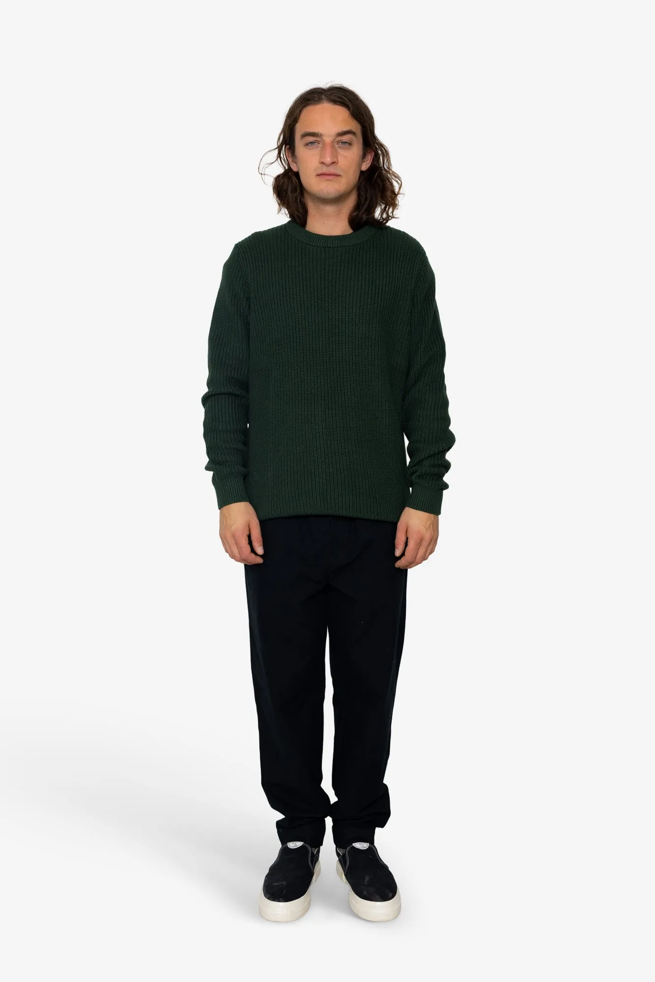 Hayley Crew - Green sold by Folk product image thumbnail 2