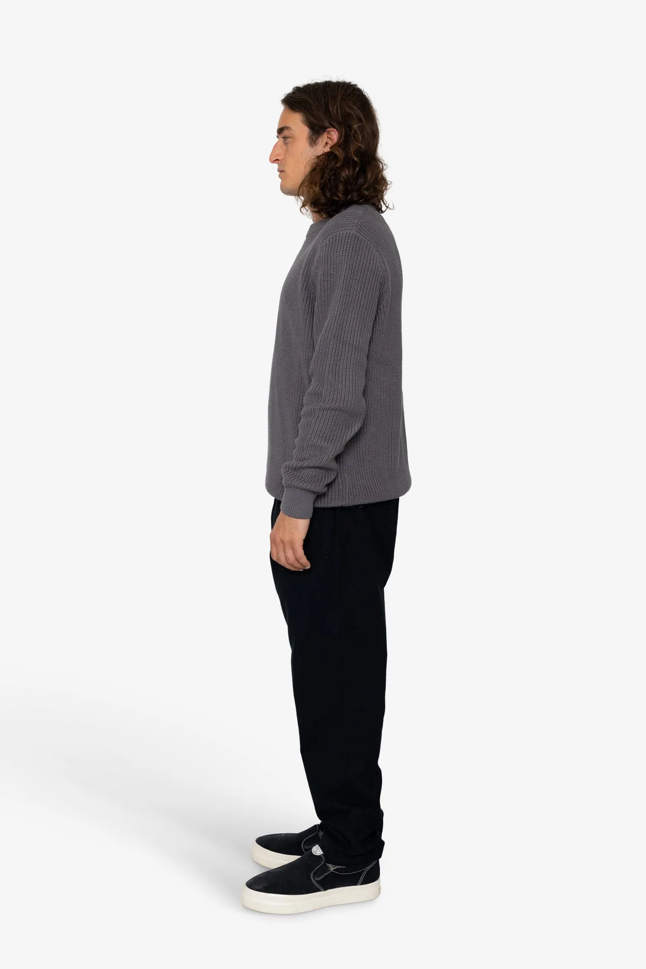 Hayley Crew - Charcoal sold by Folk product image thumbnail 3